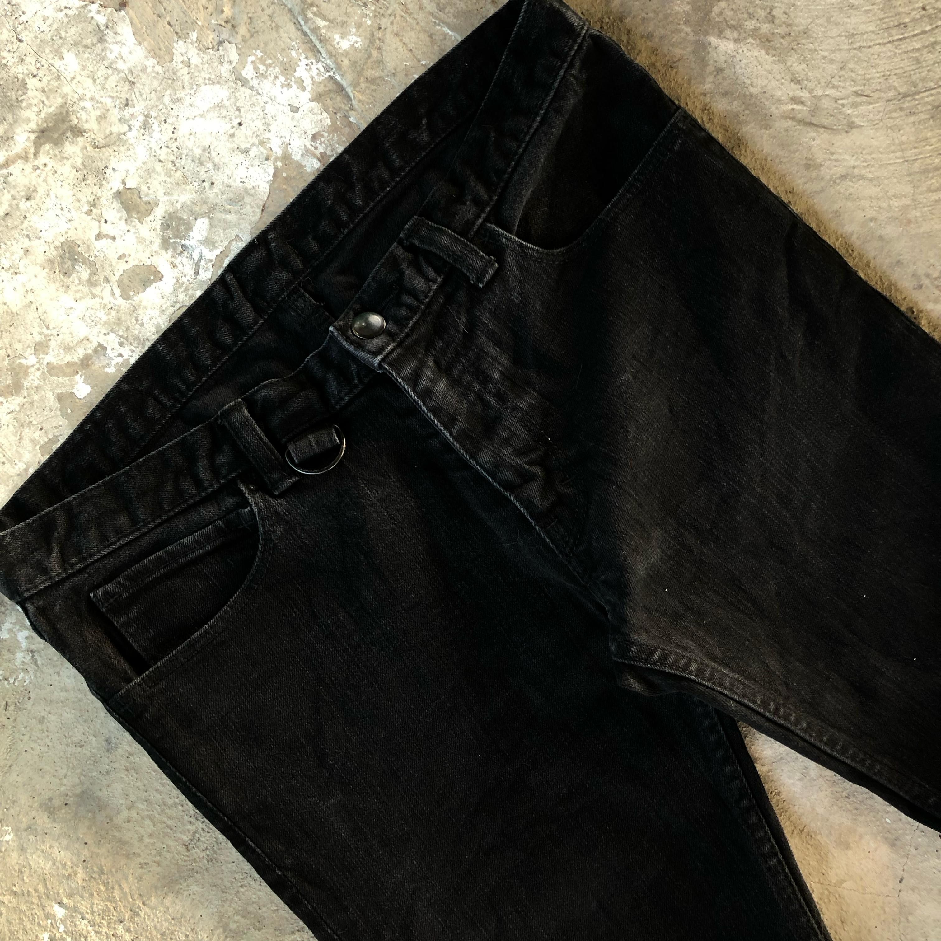 Number (N)ine SS 06 Number (N)ine Pain Black Jeans Size US 32 / EU 48 - 8 Thumbnail