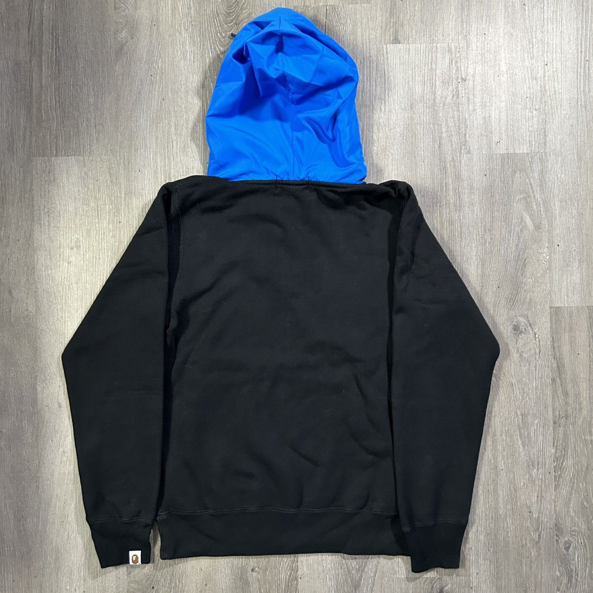 Bape BAPE Mix Material Quarter Zip Pullover Hoodie Size US M / EU 48-50 / 2 - 3 Thumbnail
