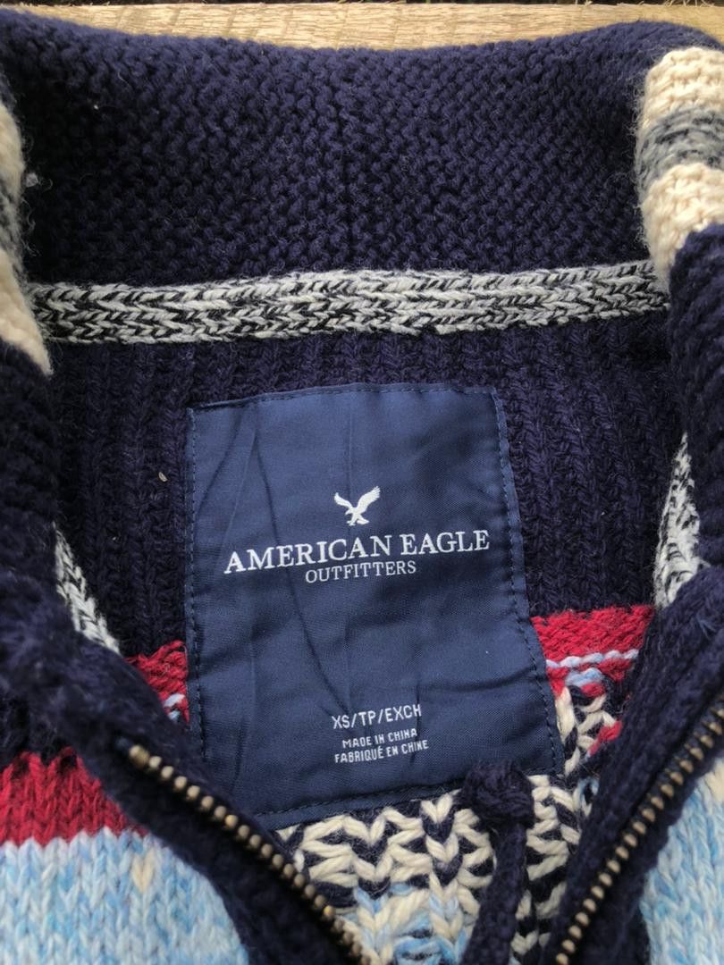 American Eagle Outfitters Archive🔥 American Eagle Zipper Knit Sweaters Size US S / EU 44-46 / 1 - 3 Thumbnail