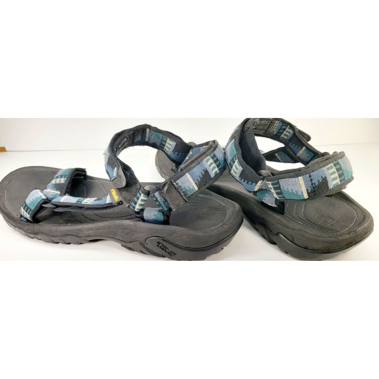 Teva Teva Hurricane XLT M Peaks Blue Gray Multicolor Geometric Pattern Sandal 11 Mens 4156 Size ONE SIZE - 7 Thumbnail