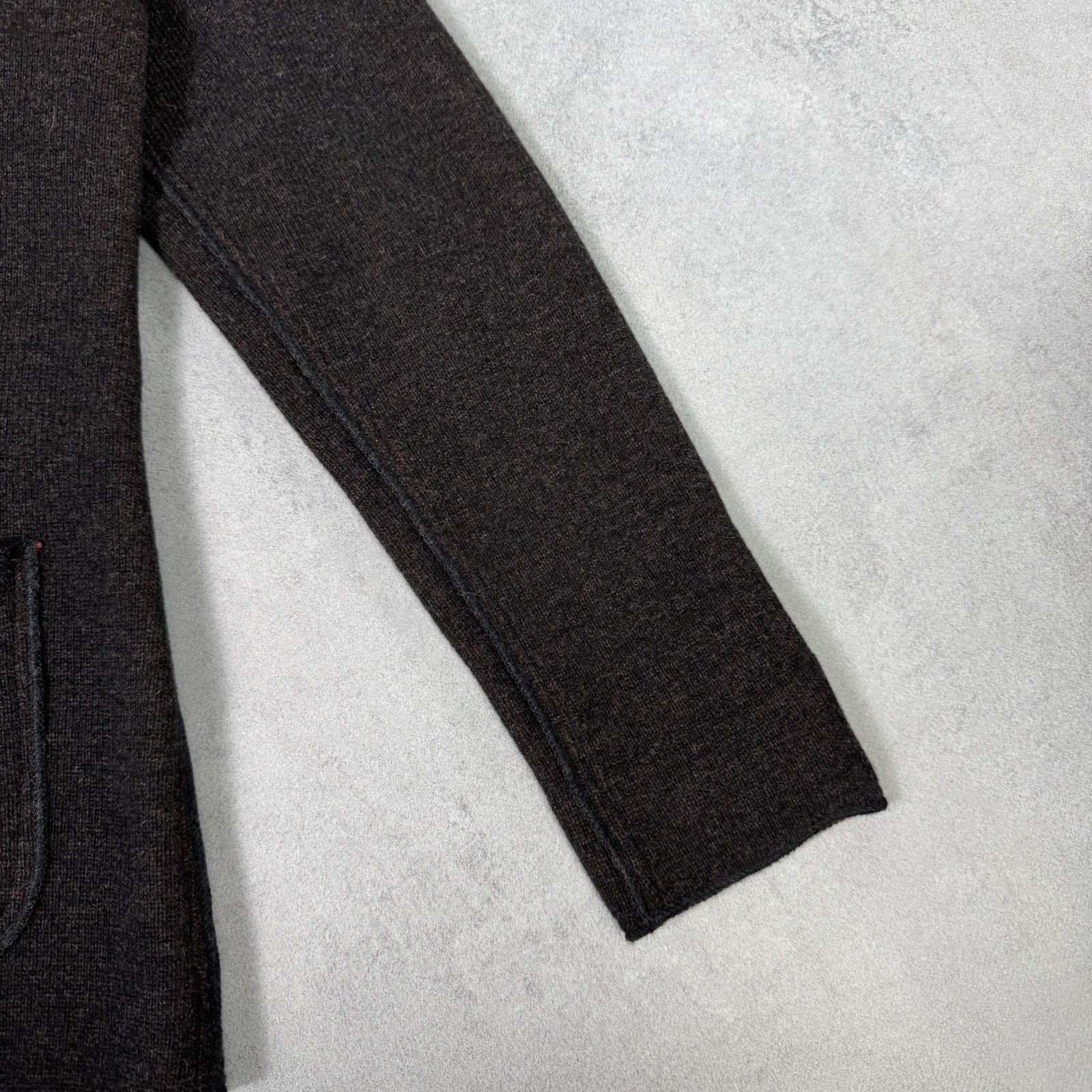 Corneliani Cc Corneliani Collection Blazer Cardigan Wool Size 52 Brown Size US L / EU 52-54 / 3 - 2 Thumbnail