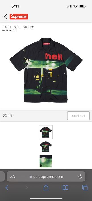 Supreme Supreme Hell Shirt | Grailed