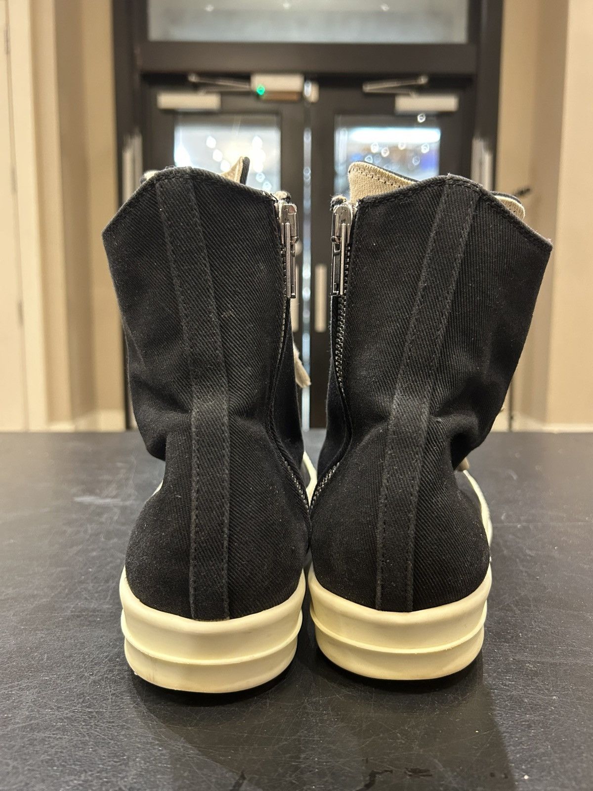 Rick Owens Drkshdw Rick Owens DRKSHDW Jumbolace Ramones Size US 12 / EU 45 - 5 Thumbnail