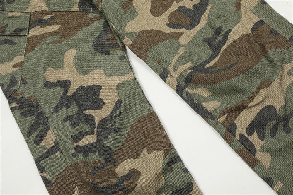 Japanese Brand × Jean American loose camouflage outdoor casual wide-leg trousers Size US 32 / EU 48 - 6 Thumbnail