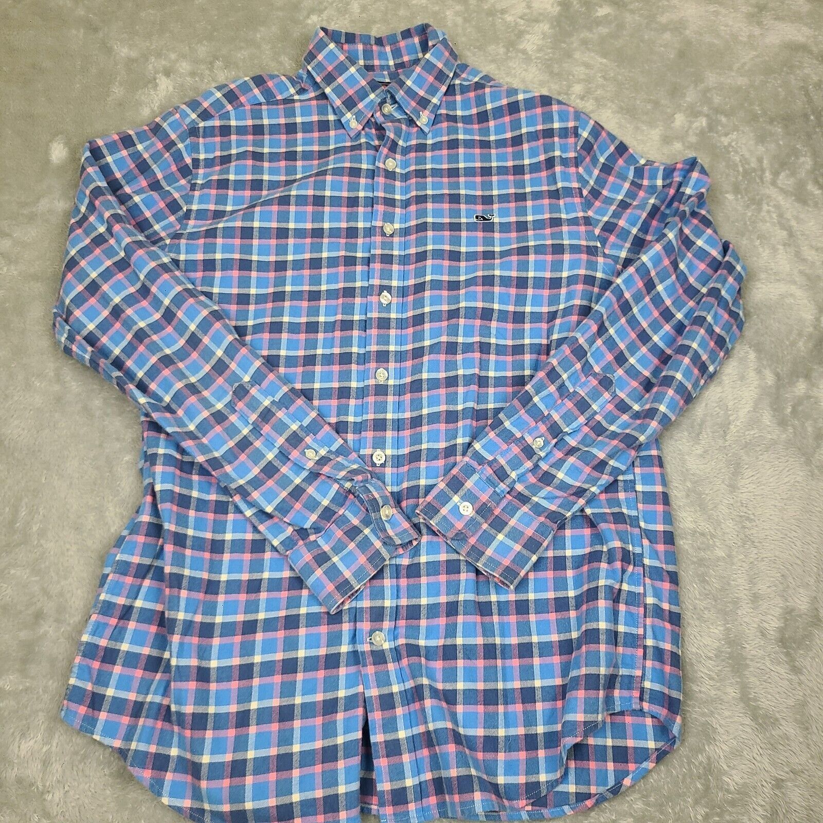 Vineyard Vines Vineyard Vines Whale Shirt Plaid Long Sleeve Button Down Sli Size US M / EU 48-50 / 2 - 1 Thumbnail