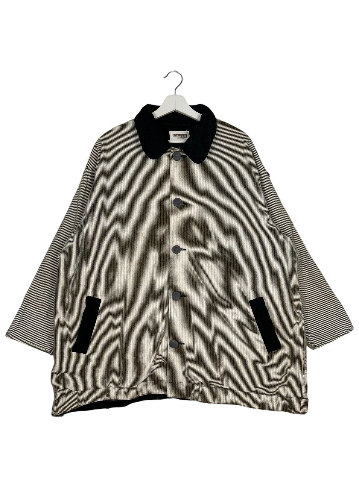 Issey Miyake 🔥 RIO ROYAL EYE HIKORY STRIPE CHORE JACKET Size US L / EU 52-54 / 3 - 1 Thumbnail