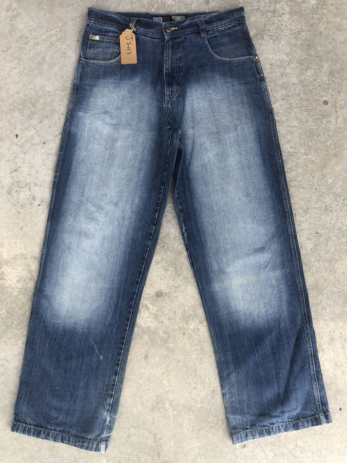 Southpole Vintage Southpole Embroidered Jeans Distressed Jeans Size US 34 / EU 50 - 2 Thumbnail