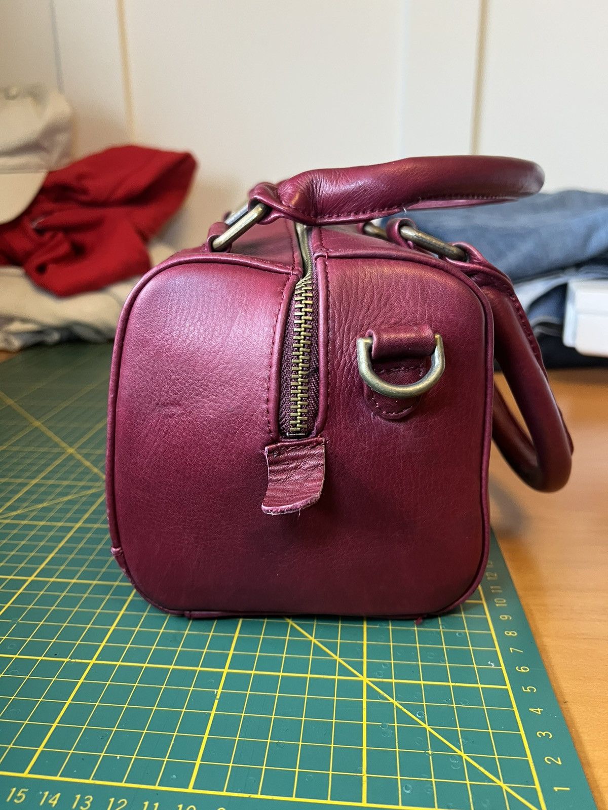 Vintage Vintage Wanderers Travel Co. Mini Turin leather handbag Size ONE SIZE - 6 Thumbnail