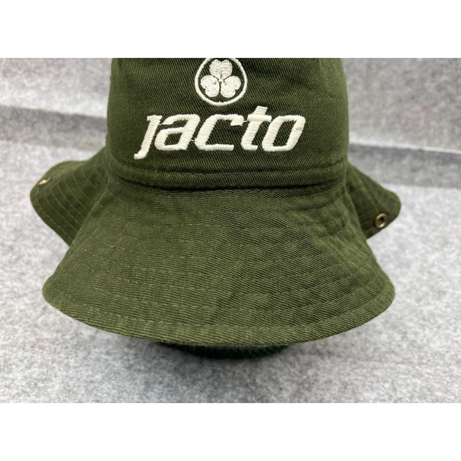 Equipment Parana Bones Adjustable Bucket Hat Adult One Size Green Cotton Casual Travel Workwear Mens Size ONE SIZE - 3 Thumbnail