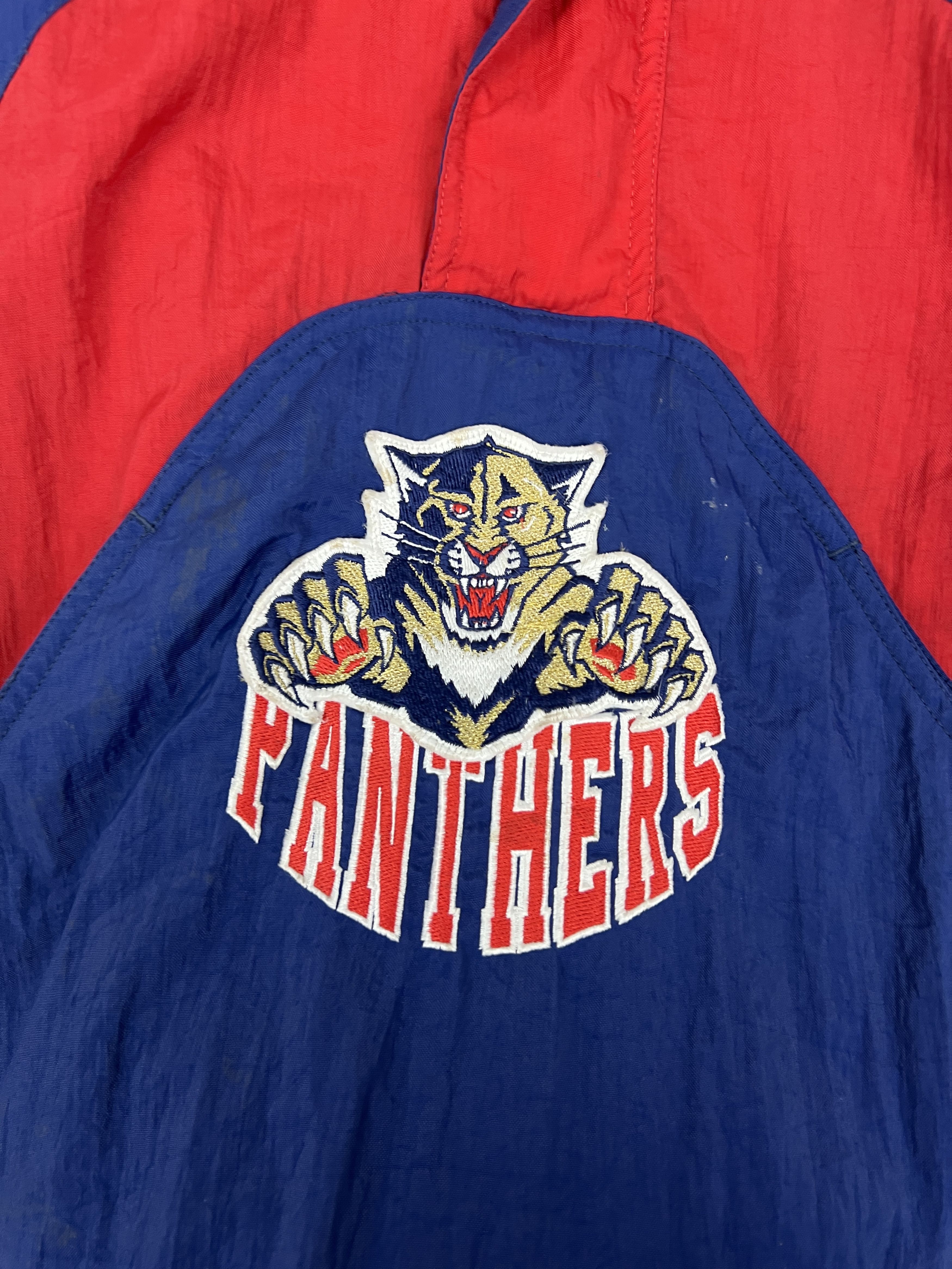 Apex Vintage 90's Apex Florida Panthers NHL 1/2 Zip Anorac Jacket Size US XL / EU 56 / 4 - 4 Thumbnail