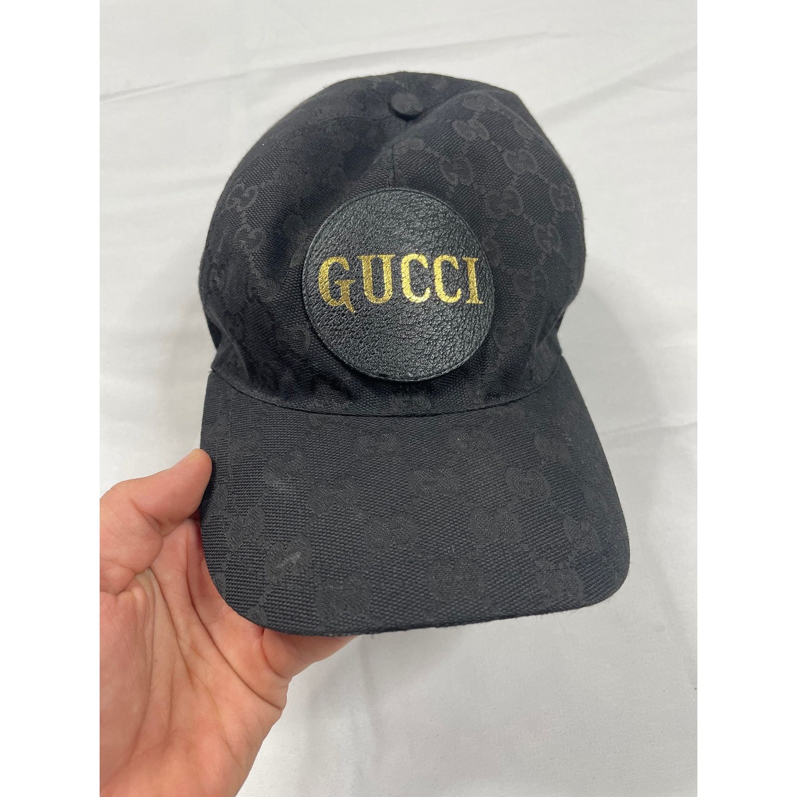 image of Gucci Cap Black Xxl Used, Men's