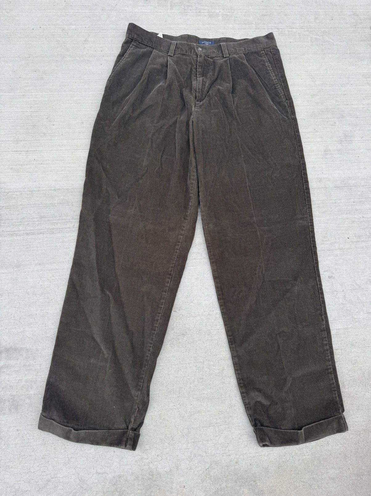 Dockers DOCKERS CORDUROY BROWN DRESS PANTS 34 W 32 L Size US 34 / EU 50 - 1 Thumbnail