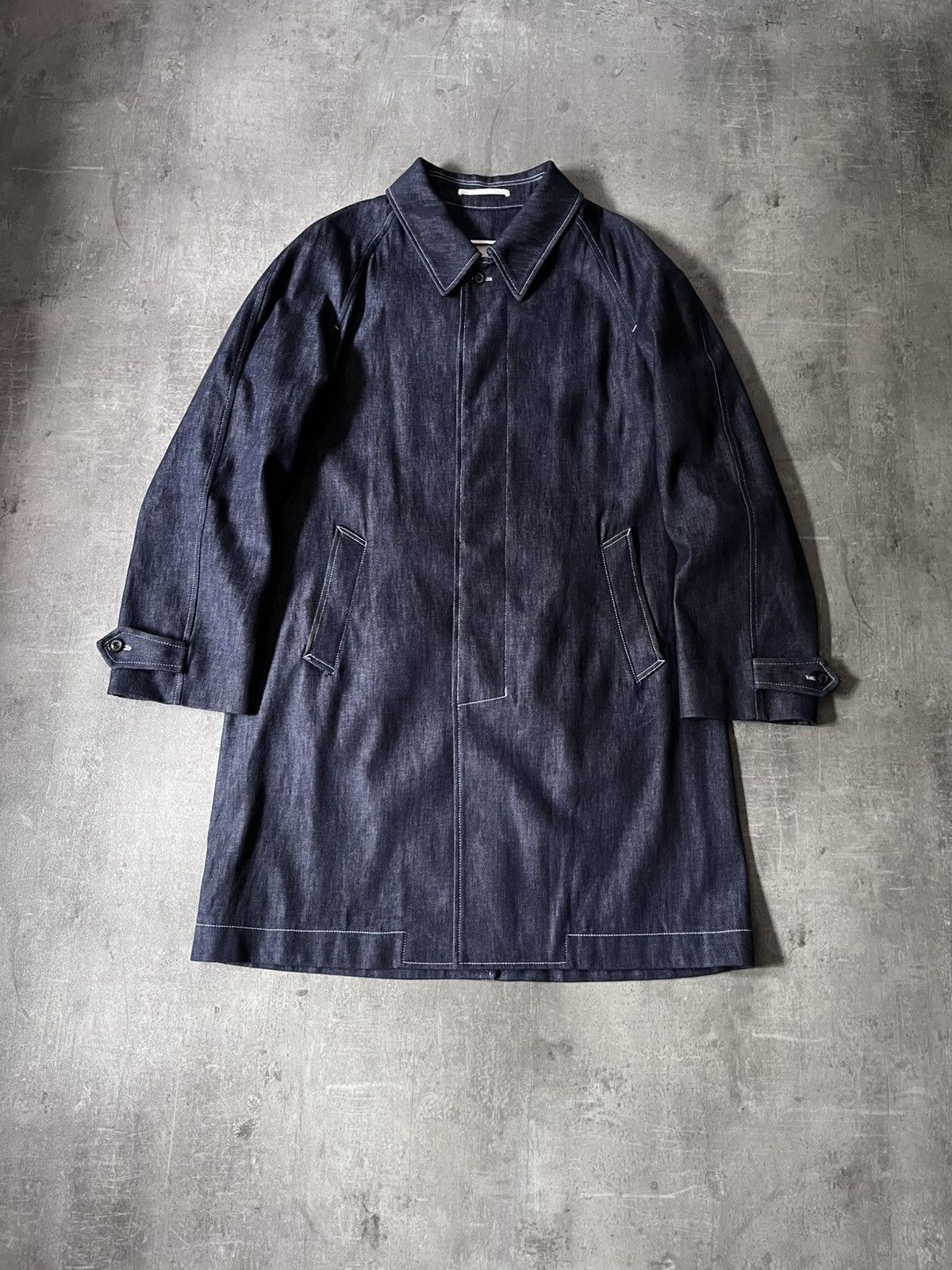Maison Margiela Maison Margiela A/W 2018 denim coat navy Size US M / EU 48-50 / 2 - 1 Thumbnail