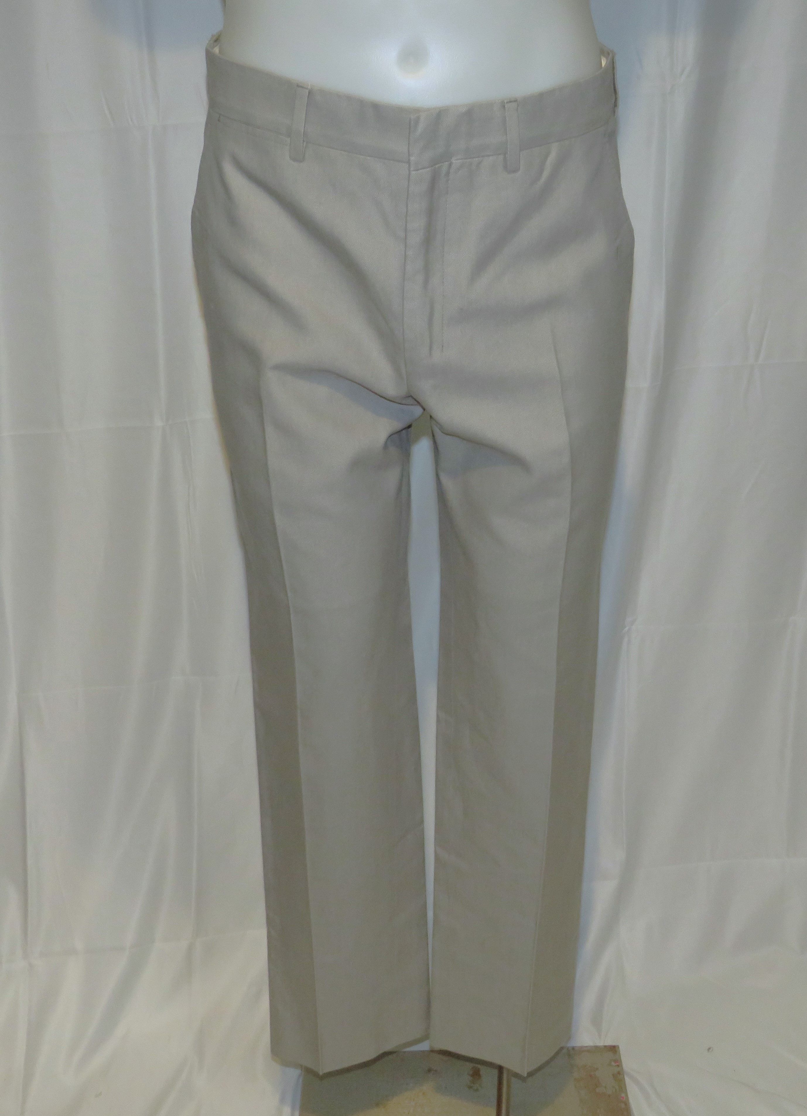 Yves Saint Laurent Beige Cotton Gold Button Two Button Suit 38R Size 38R - 16 Thumbnail