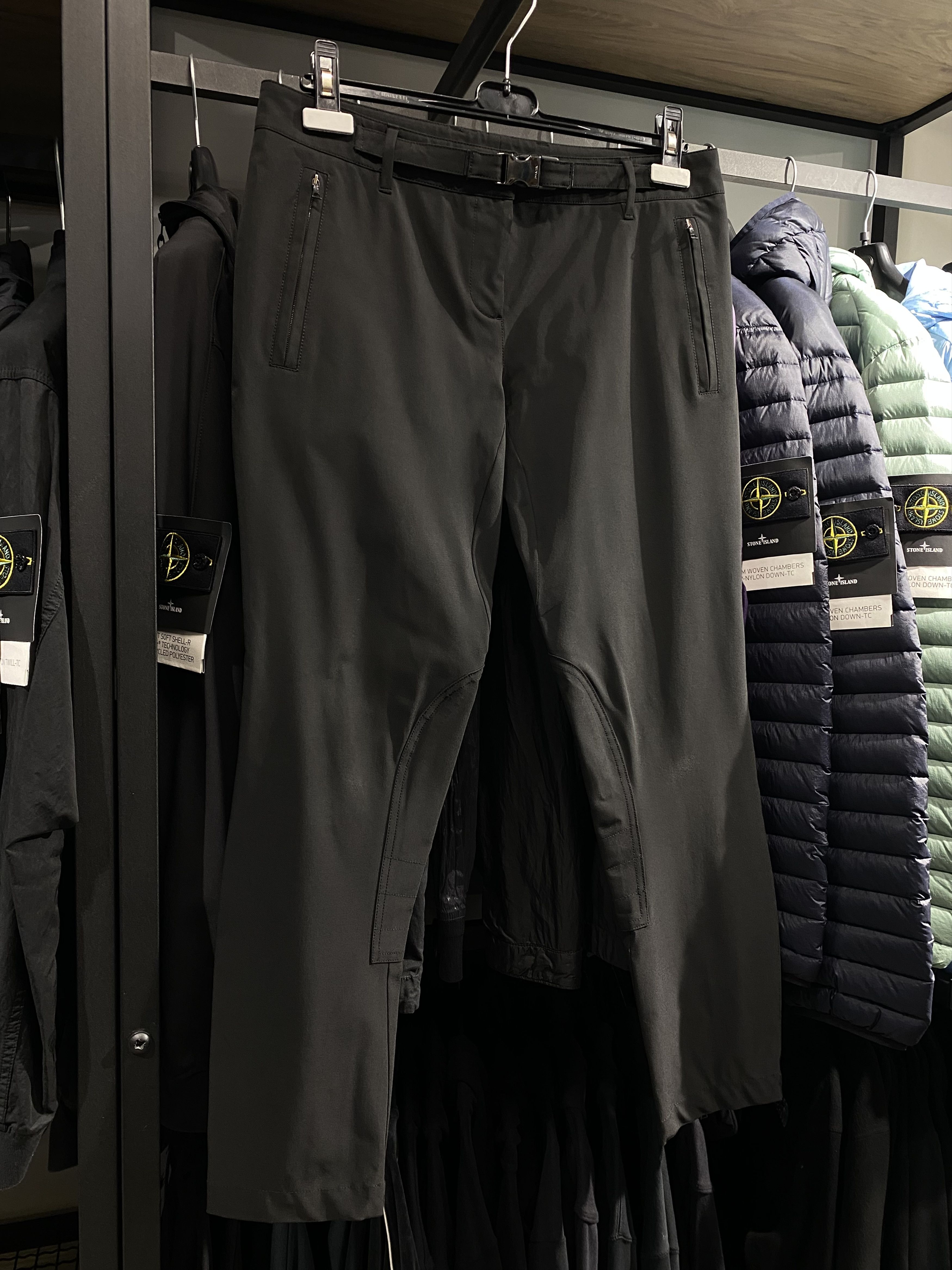 Prada Vintage Prada nylon zip belt biker women pants size 44 Size 30" / US 8 / IT 44 - 3 Thumbnail