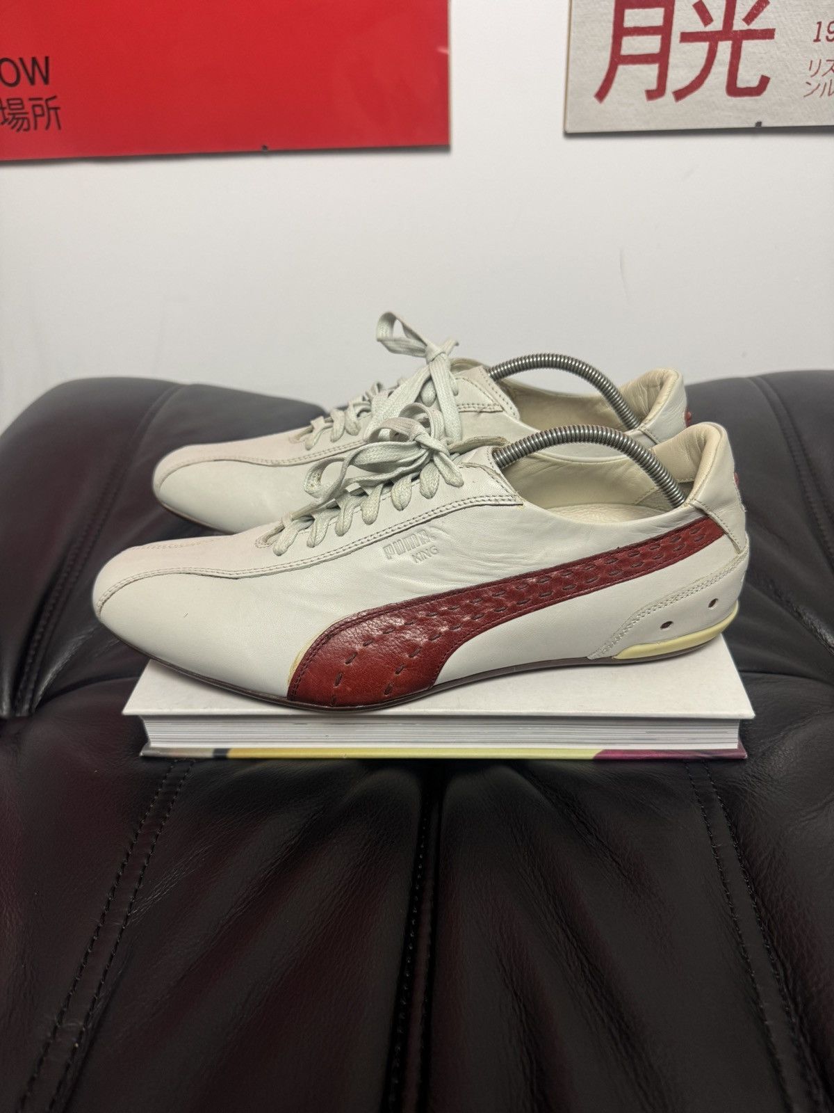 Japanese Brand × Puma × Vintage Vintage Puma Samurai White / Blue