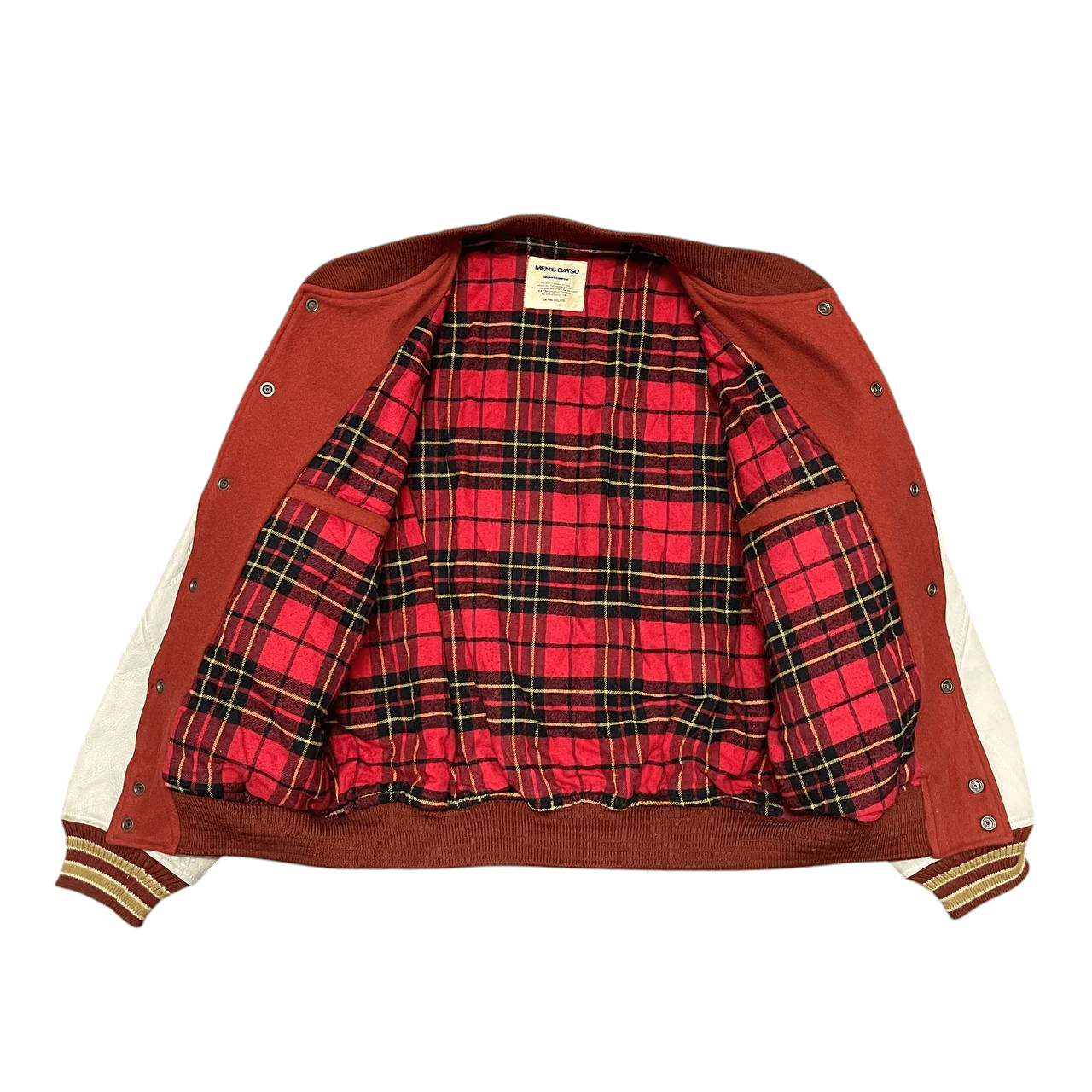 Japanese Brand Vintage Men's Ba-Tsu Varsity Jacket with Patches Size US M / EU 48-50 / 2 - 13 Thumbnail
