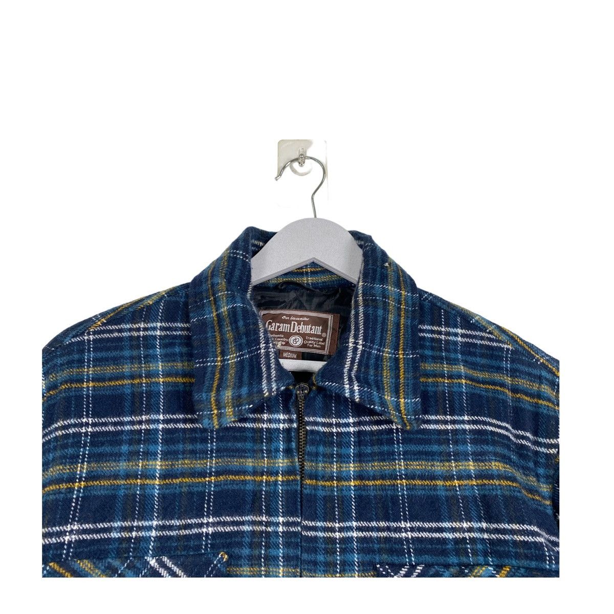 Japanese Brand × Vintage 💥GARAM DEBUTANT TARTAN WORKER RETRO JACKET Size US M / EU 48-50 / 2 - 4 Thumbnail
