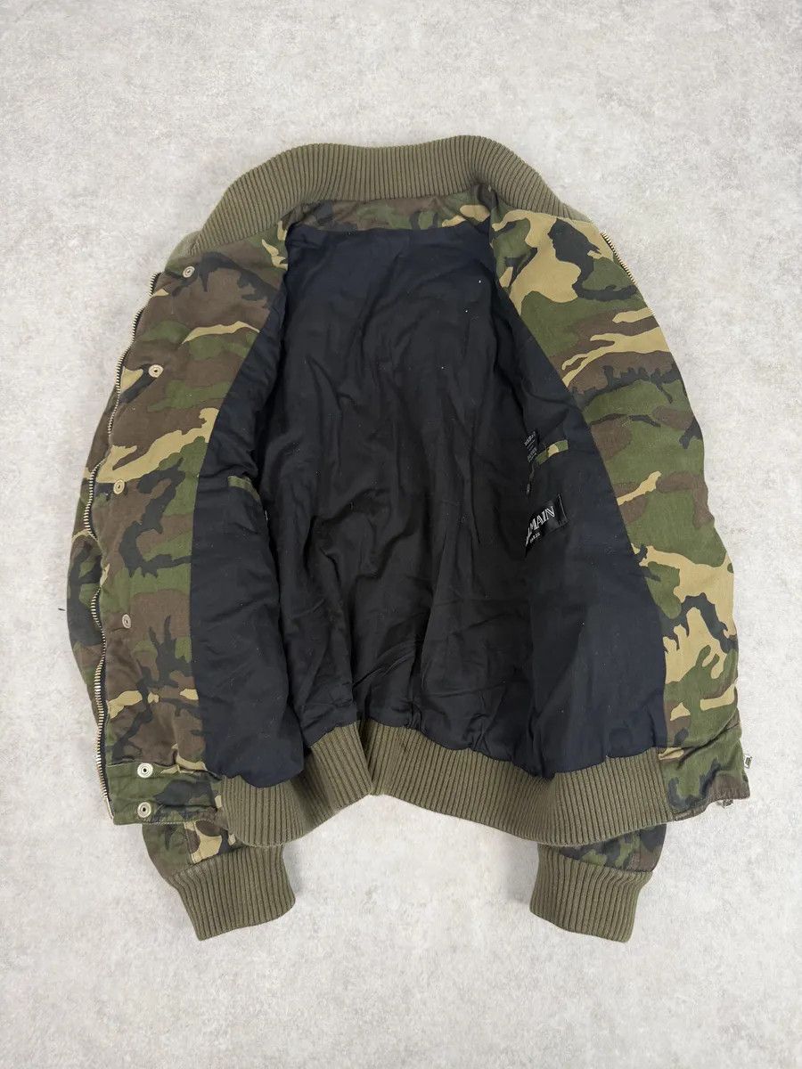 Balmain FW2017 Balmain Camo Military Green Bomber Jacket Size US M / EU 48-50 / 2 - 9 Thumbnail