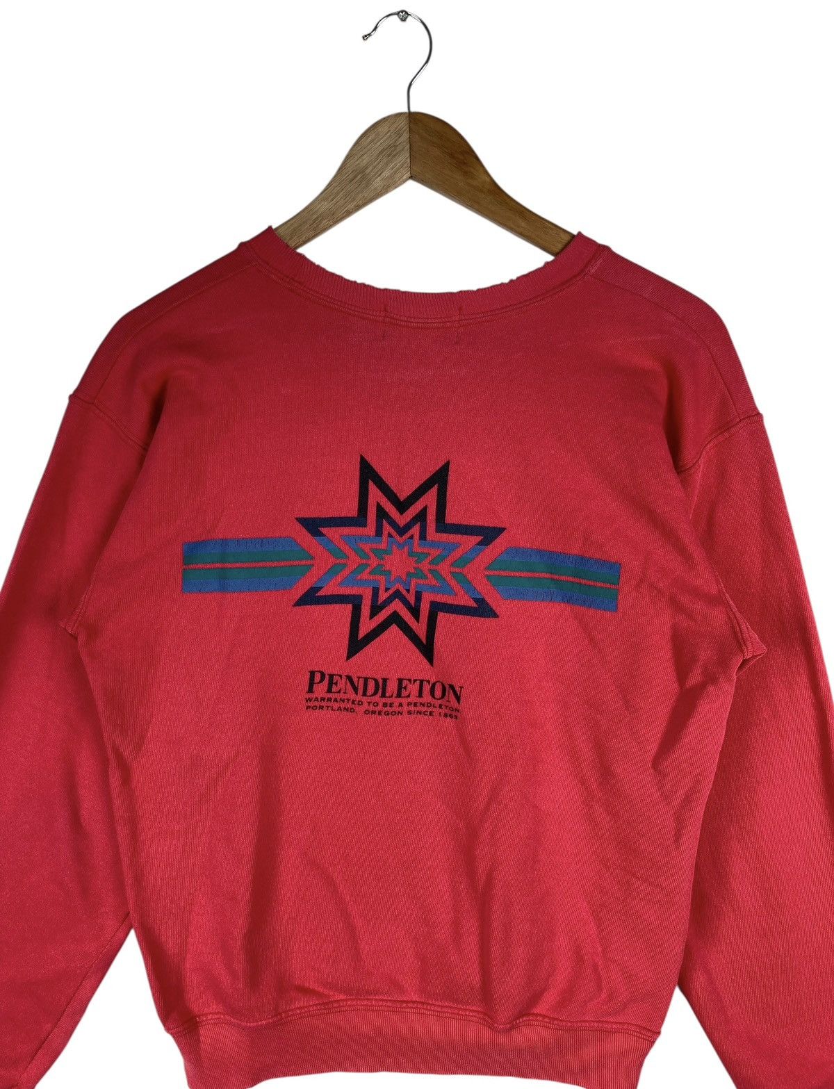 Pendleton Vintage PENDLETON USA NAVAJO Crewneck Distressed Sweatshirt Size M / US 6-8 / IT 42-44 - 2 Thumbnail
