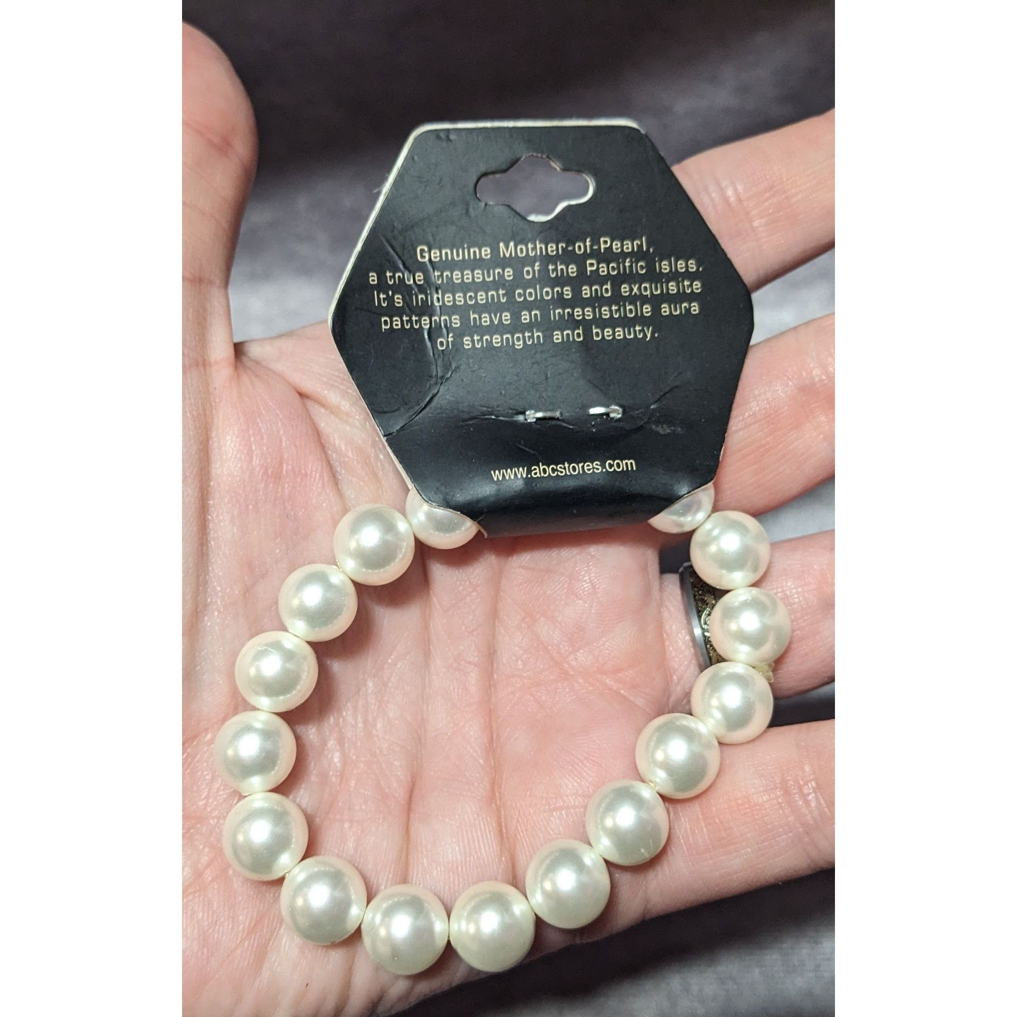 Other Jewel Of The Sea Mother Of Pearl Beaded Bracelet Size ONE SIZE - 6 Thumbnail