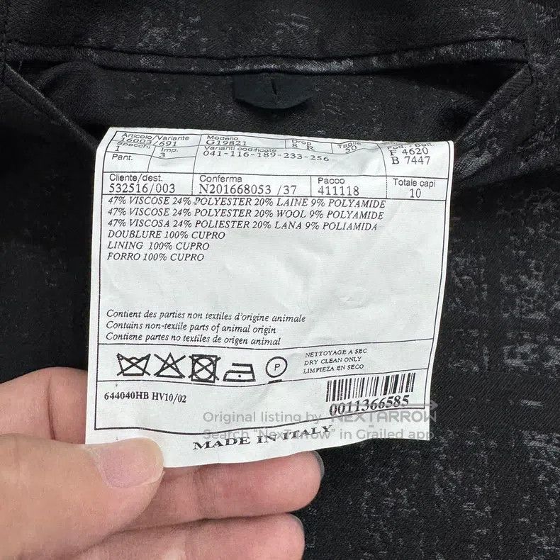 Hermes Hermes Velvet Plaid Blazer Size 50R - 3 Thumbnail