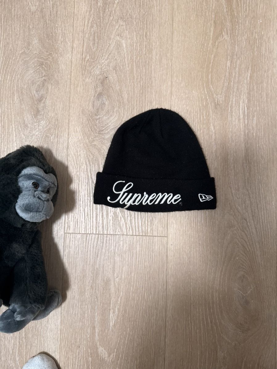 Supreme Supreme New Era Black Letter Beanie SS25 | Grailed