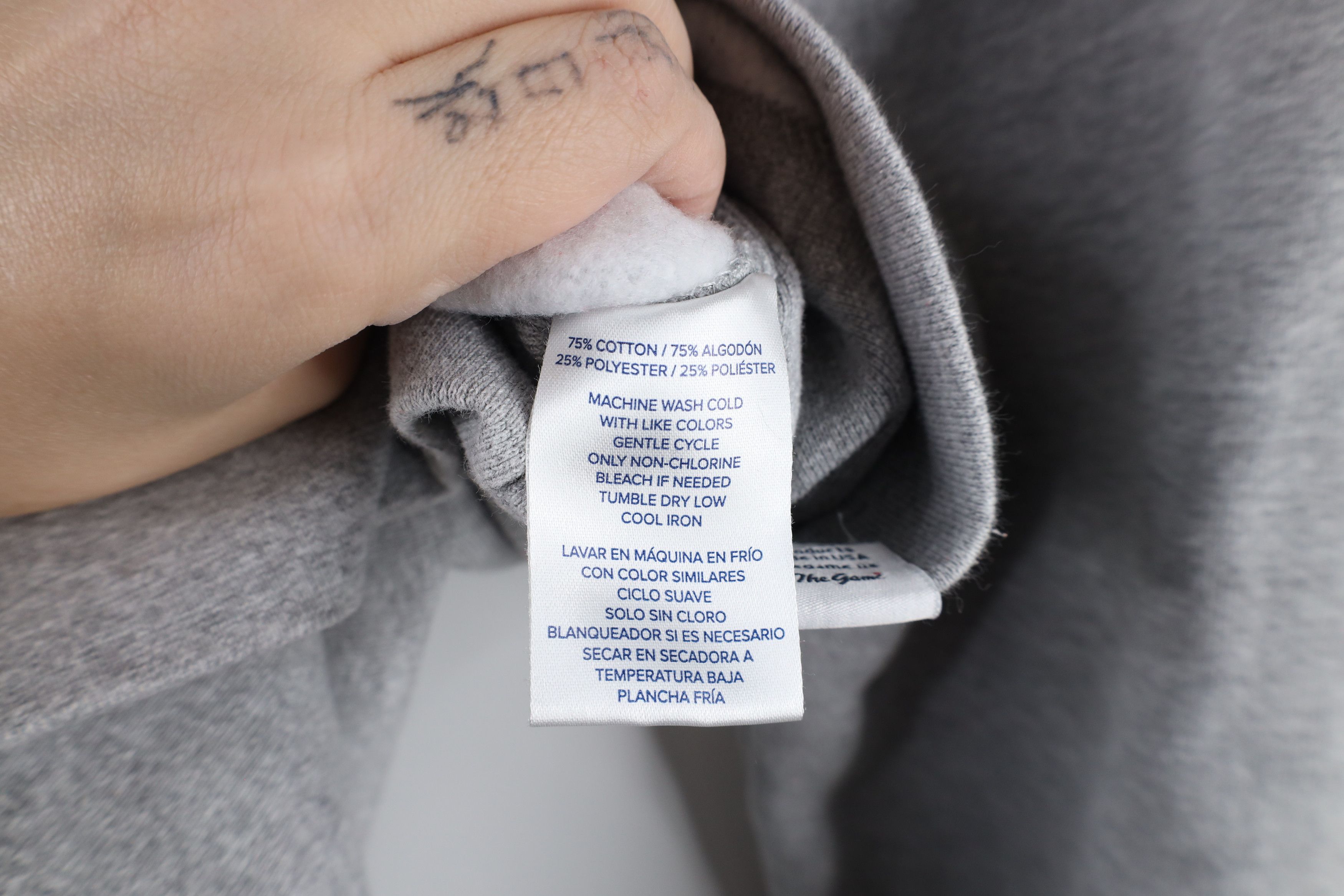 Vintage Vintage 90s The Game Hoodie Sweatshirt Heather Gray USA Size US M / EU 48-50 / 2 - 7 Thumbnail