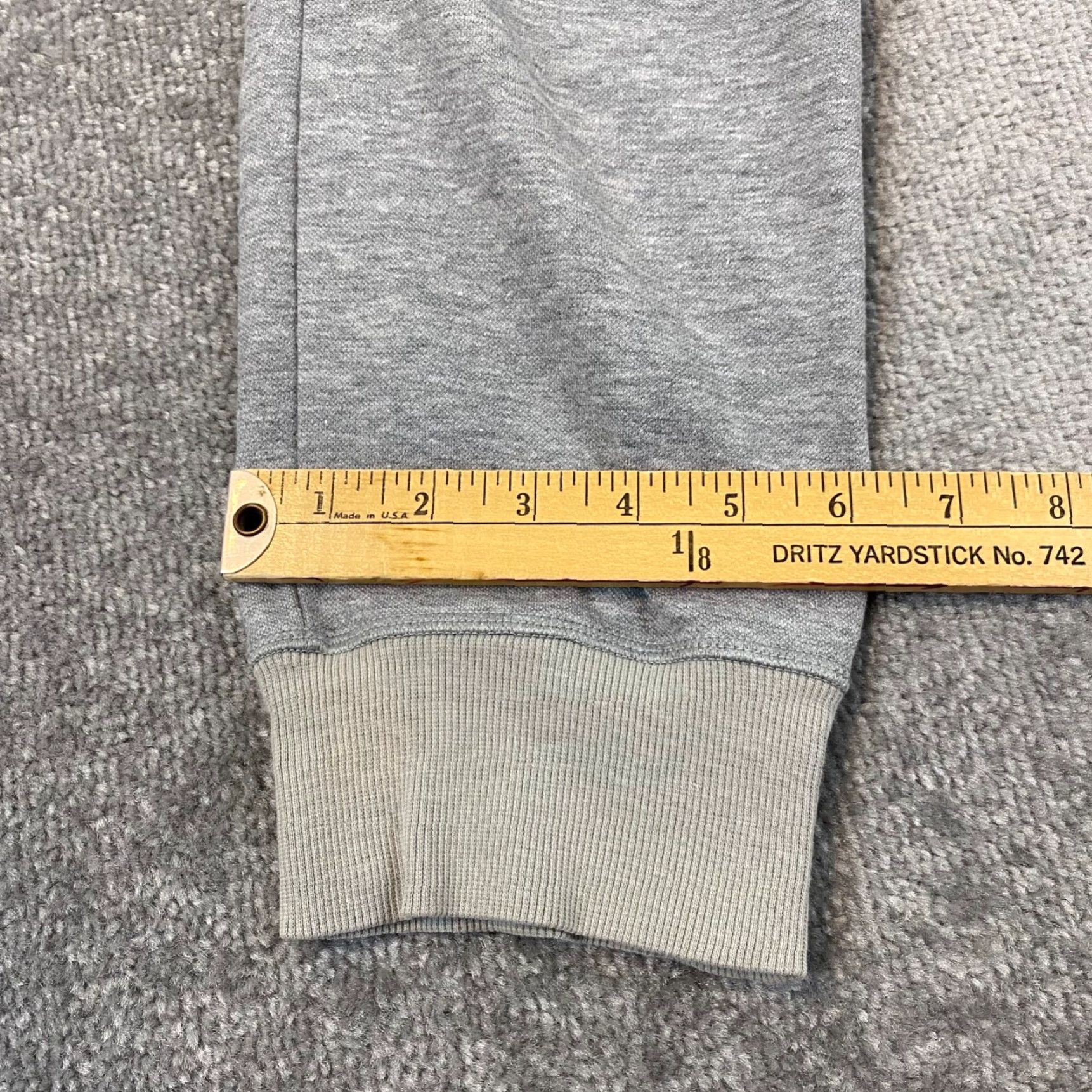 Adidas Adidas Sweatpants Mens Medium Heather Gray Jogger Sweatpants 28" Tapered Stretch Gray 28" Pockets Elastic Waist Size US 31 - 7 Thumbnail