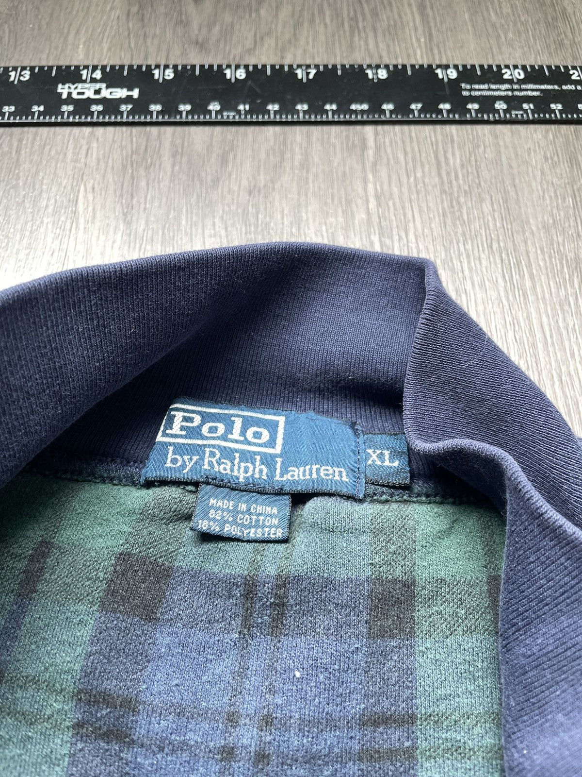 Polo Ralph Lauren × Ralph Lauren × Vintage Vintage Polo Ralph Lauren “Plaid Half-Zip” Sweater (Sz.XL) Size US XL / EU 56 / 4 - 3 Thumbnail