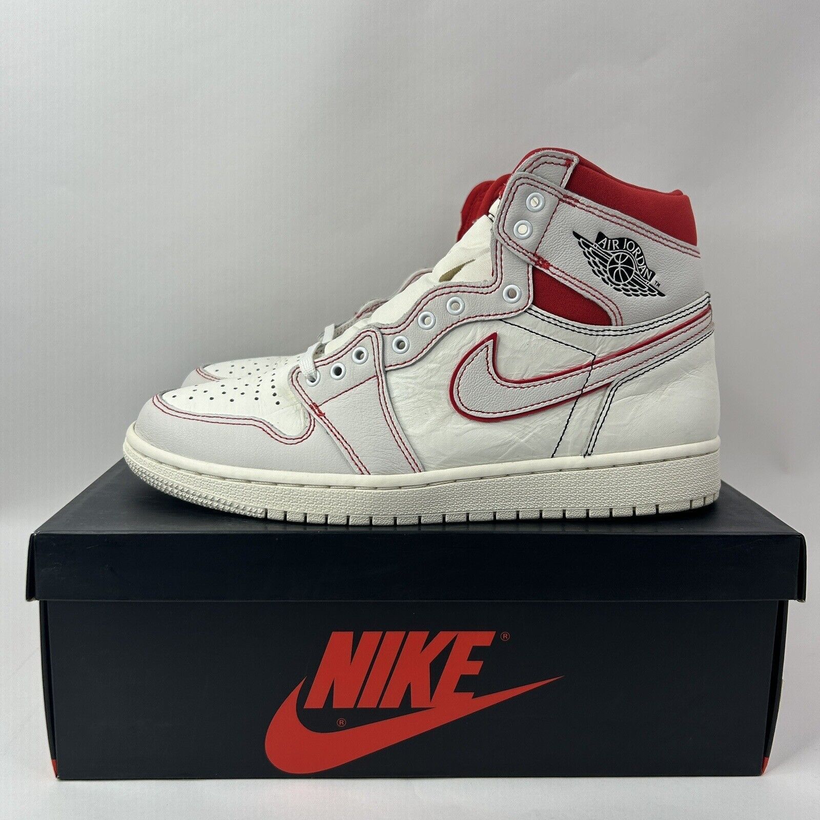 Nike Nike Air Jordan 1 High OG “Phantom/Gym Red” 2024 Size US 9.5 / EU 42-43 - 6 Thumbnail