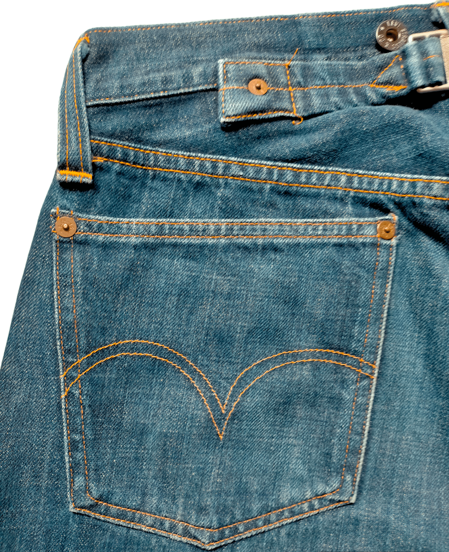 Levi's Vintag Levis 201 inspired 1920s Selvedge denim Size US 30 / EU 46 - 4 Thumbnail