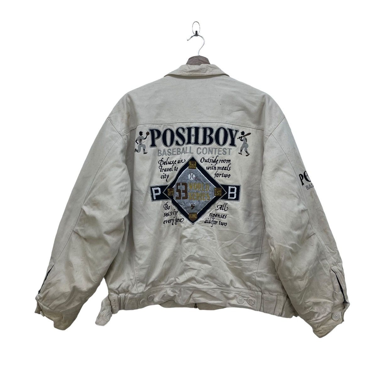 45rpm × Blue Blue Japan × Japanese Brand Vintage Bomber POSH Boy Tactical Jacket Size US M / EU 48-50 / 2 - 1 Thumbnail