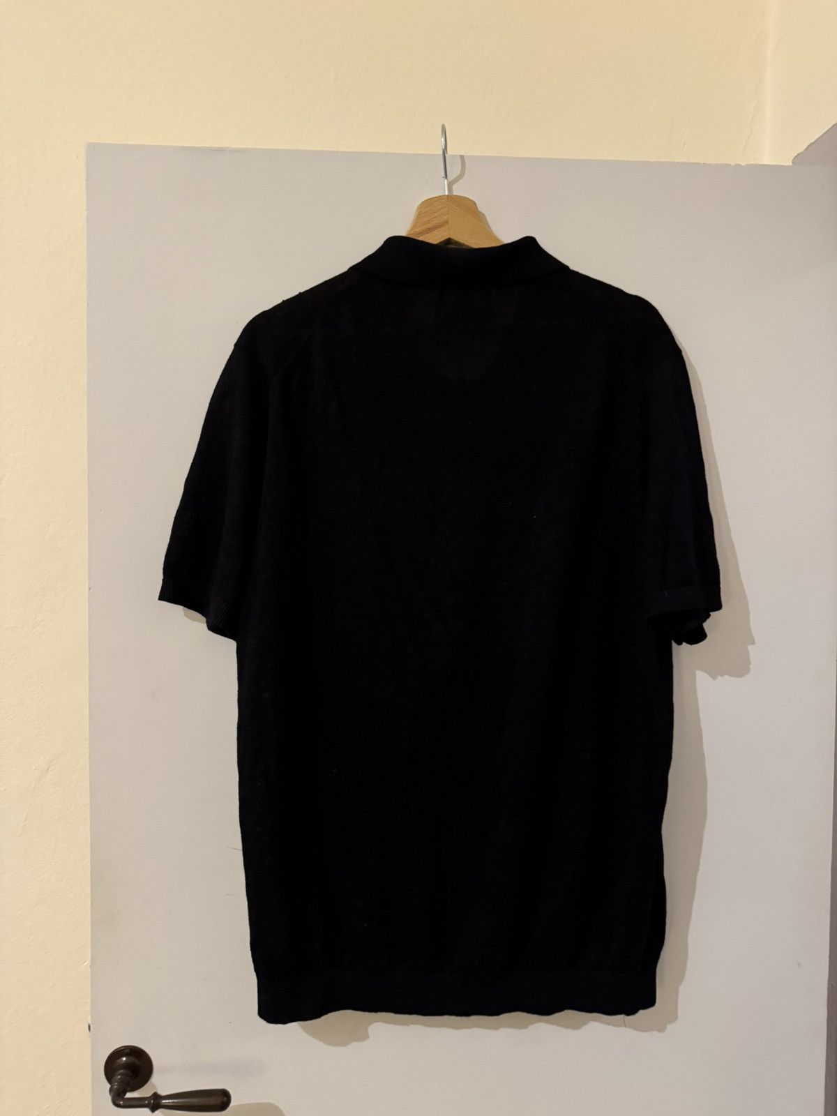 Massimo Dutti Massimo Dutti Black 100% Linen Polo Size US M / EU 48-50 / 2 - 2 Thumbnail
