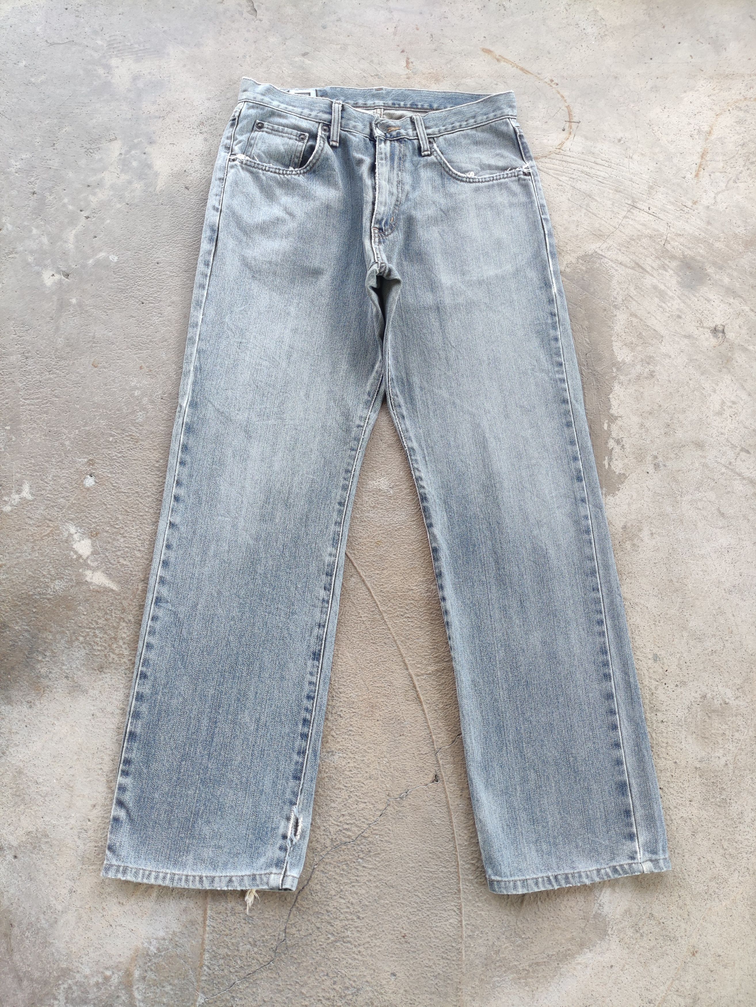 Vintage Edwin Jean Distressed Faded Denim Pants