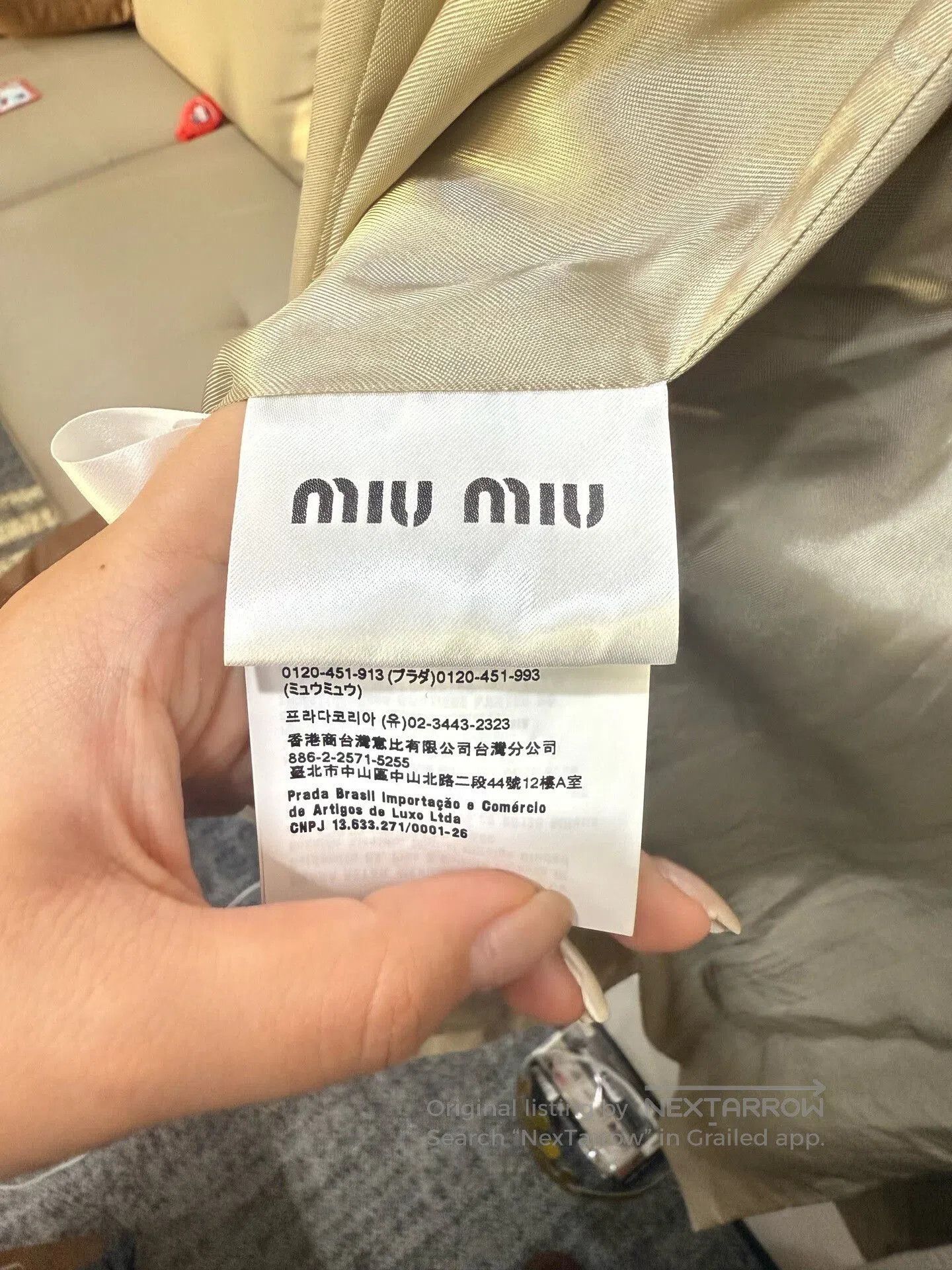 Miu Miu Miu Miu Double. Size XS / US 0-2 / IT 36-38 - 4 Thumbnail