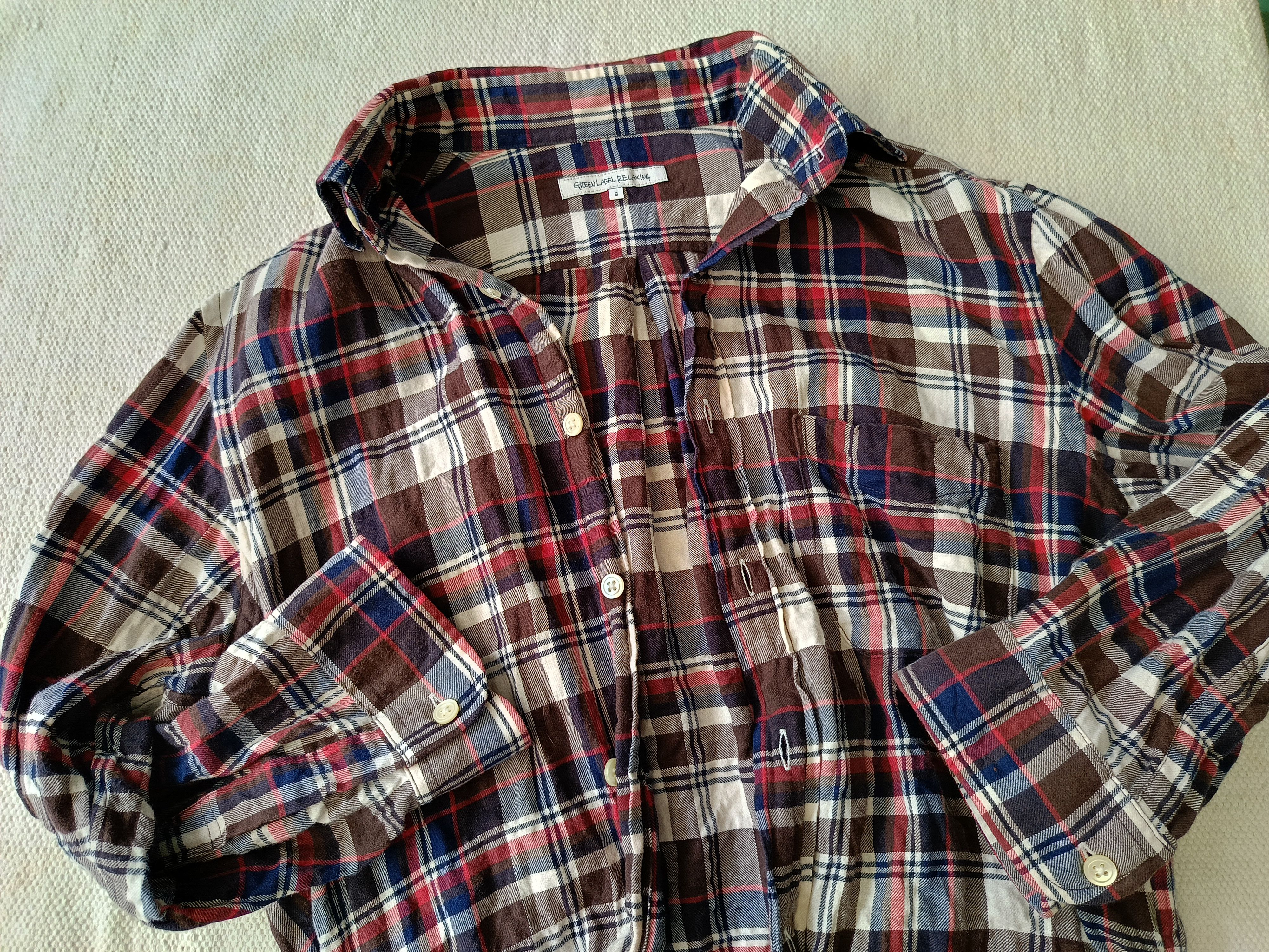 United Arrows UNITED ARROWS Green Label Relaxing unisex 3/4 sleeve shirt Size US S / EU 44-46 / 1 - 9 Thumbnail
