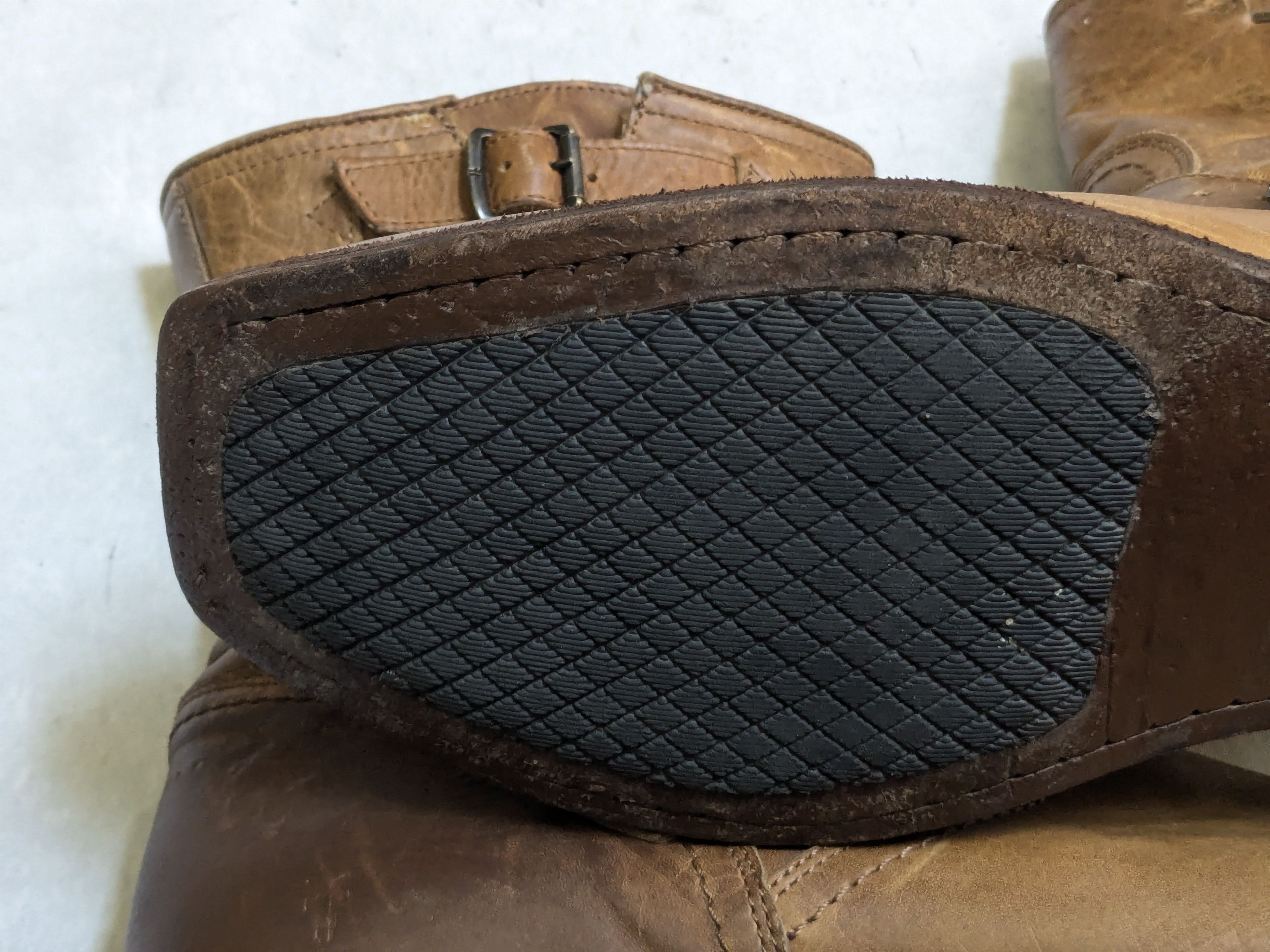 Frye Frye Engineer Boots Brown Leather 11.5 Motorcycle Biker Size US 11.5 / EU 44-45 - 19 Thumbnail