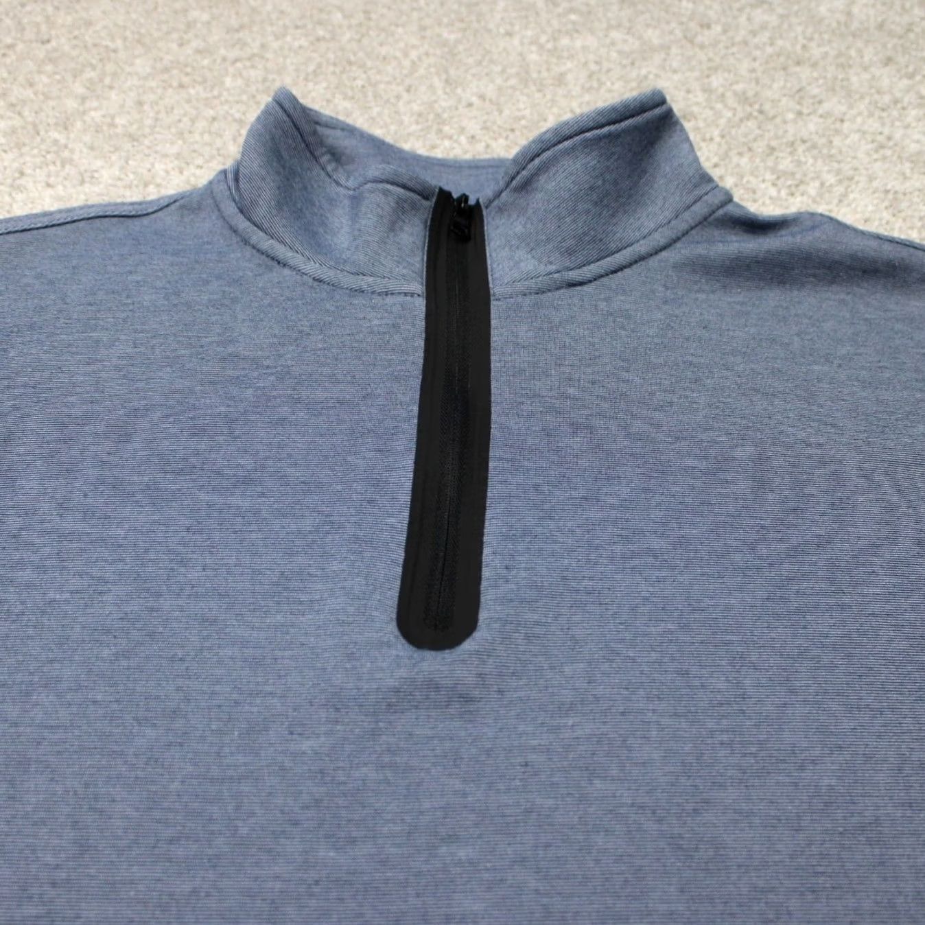 Banana Republic Banana Republic Sweatshirt Mens XL Blue 1/4 Zip Cotton/Polyester Pullover Size US XL / EU 56 / 4 - 4 Thumbnail