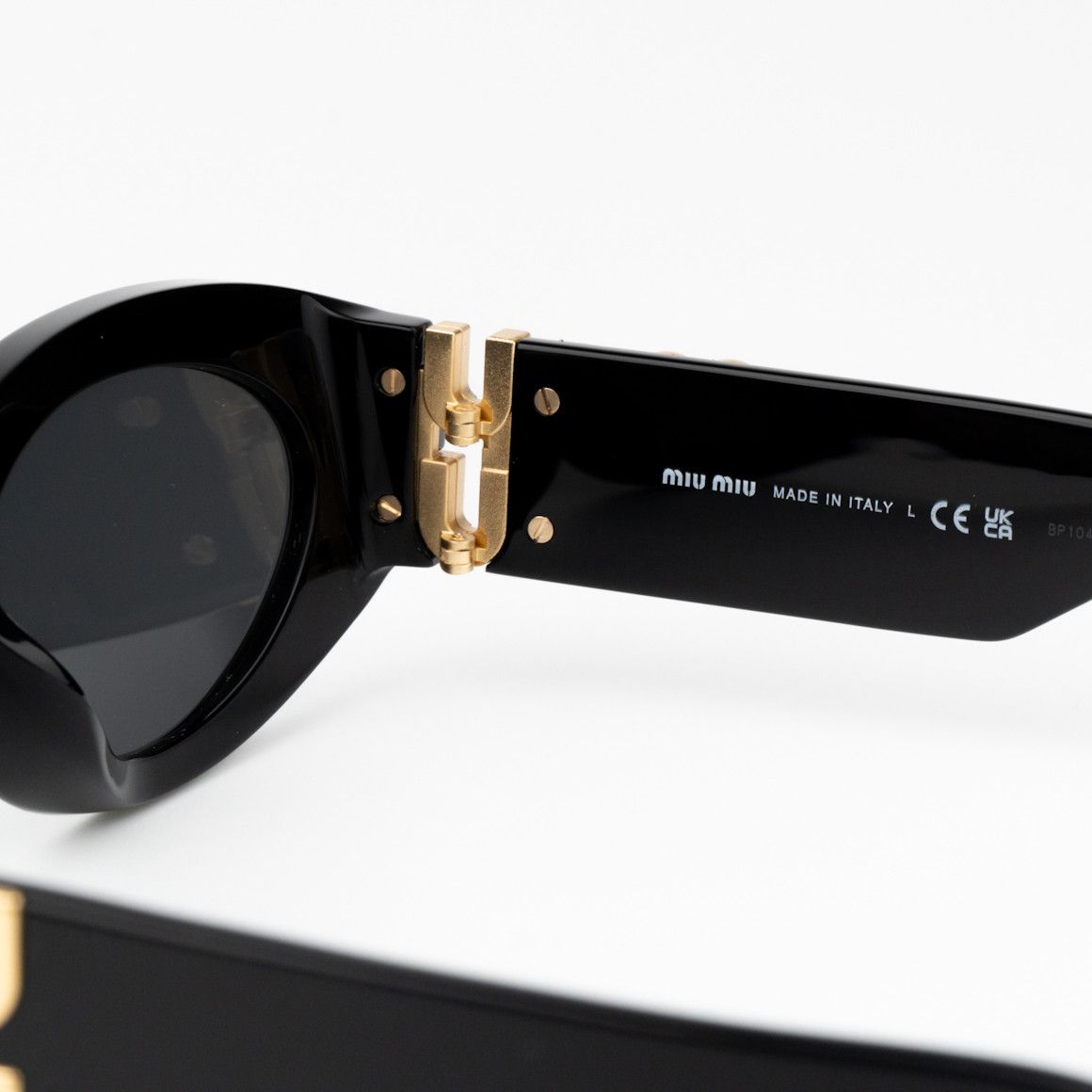 Miu Miu NEW Miu Miu MU11WS 1AB5S0 GLIMPSE Oval Women Sunglasses Size ONE SIZE - 7 Thumbnail