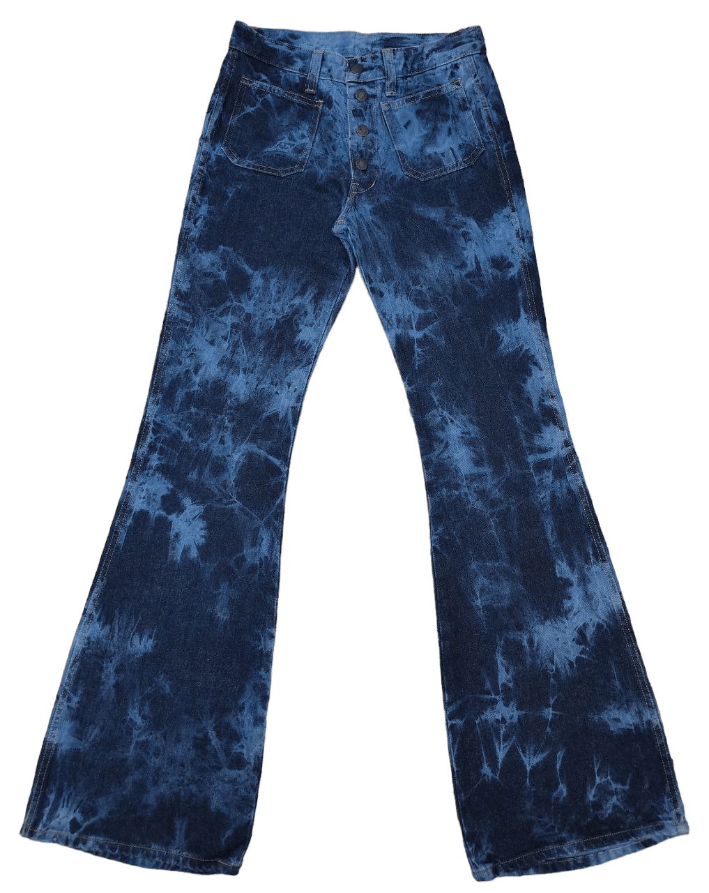 Japanese Brand Japanese Blueway Flare Denim Size US 28 / EU 44 - 1 Thumbnail