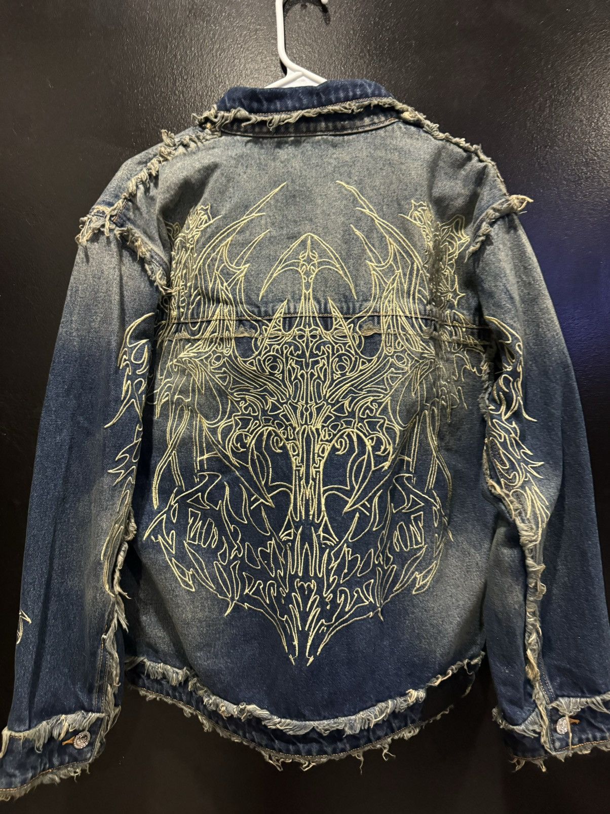 Revenge Revenge Tribal Embroidered Denim Jacket Size US M / EU 48-50 / 2 - 2 Thumbnail