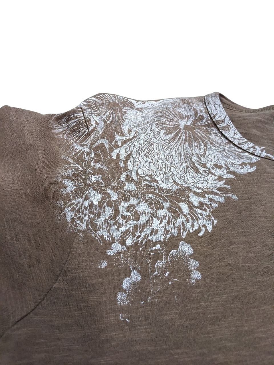Japanese Brand ONIWA SOTO SUN SURF HAWAII ALOHA WOODEN BUTTON UP HYBRID TEE Size US M / EU 48-50 / 2 - 4 Thumbnail