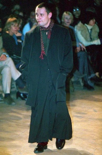 Yohji Yamamoto Yohji Yamamoto 99AW Buttonless Long Coat Black S Size US S / EU 44-46 / 1 - 3 Thumbnail