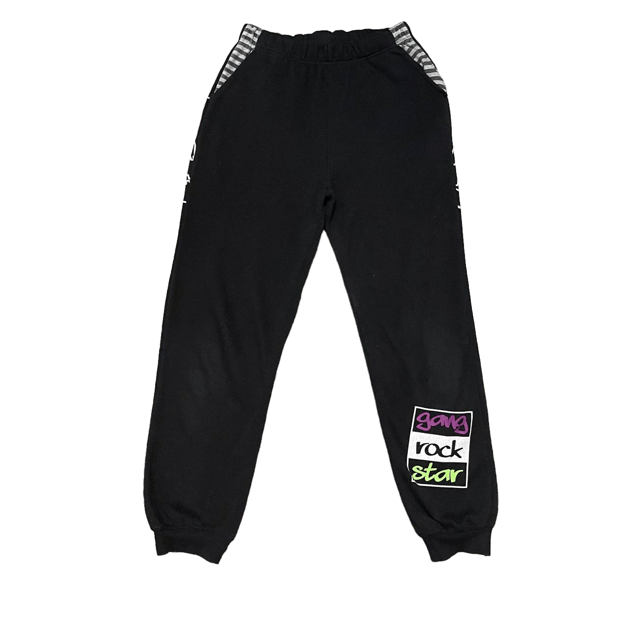 ROCKSTEADY Vintage Boogie Shock Skulls Sweatpants Size US 30 / EU 46 - 3 Thumbnail