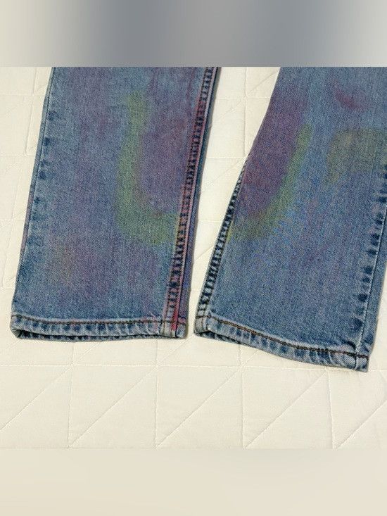 Levi's Levi’s 512 Slim Taper Splatter Paint Faded Dye Denim Jeans Size US 33 - 7 Thumbnail