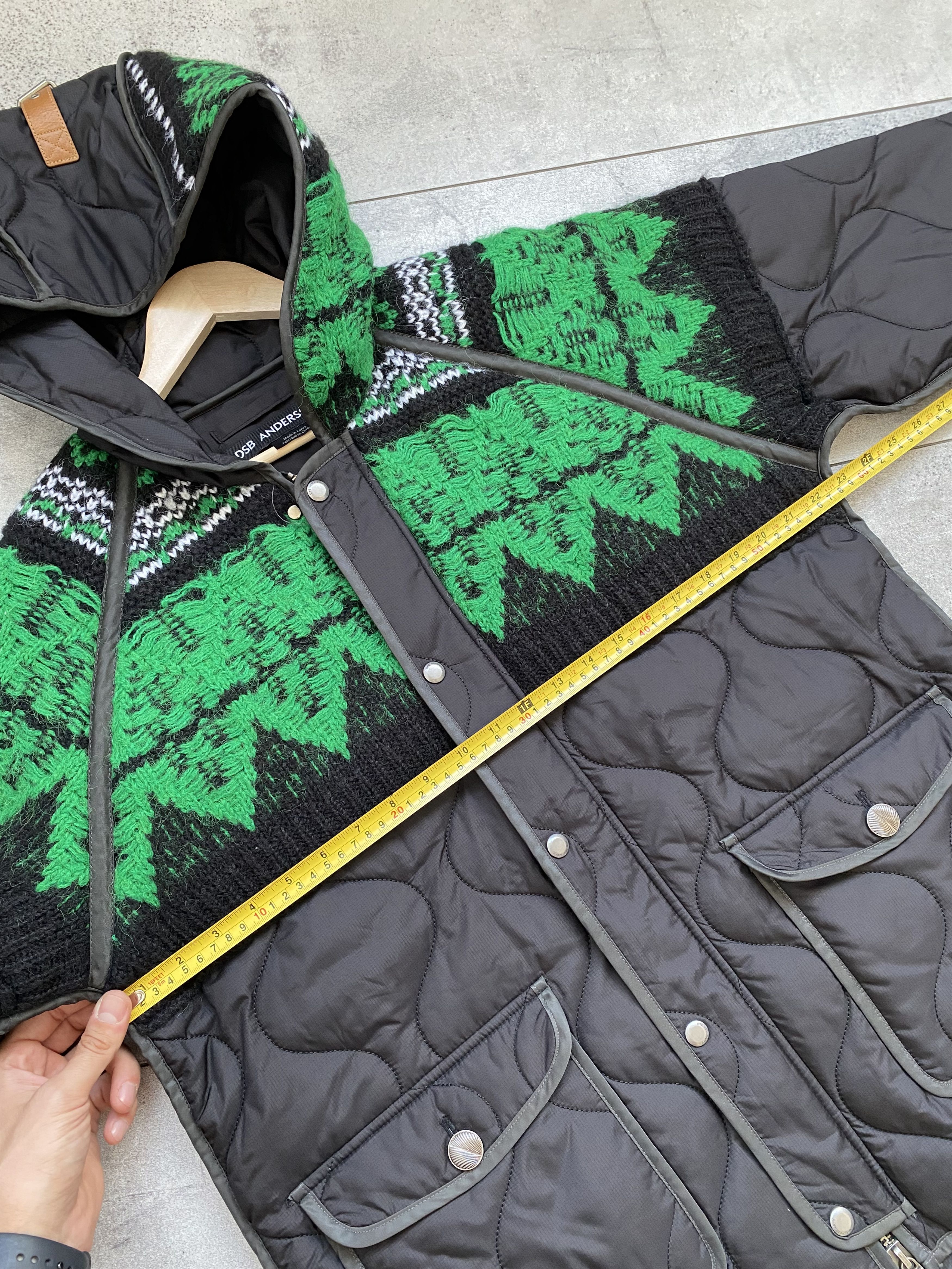 Andersson Bell Andersson Bell ADSB Unisex Nordic Knit Patch Quilted Parka Size US S / EU 44-46 / 1 - 14 Thumbnail