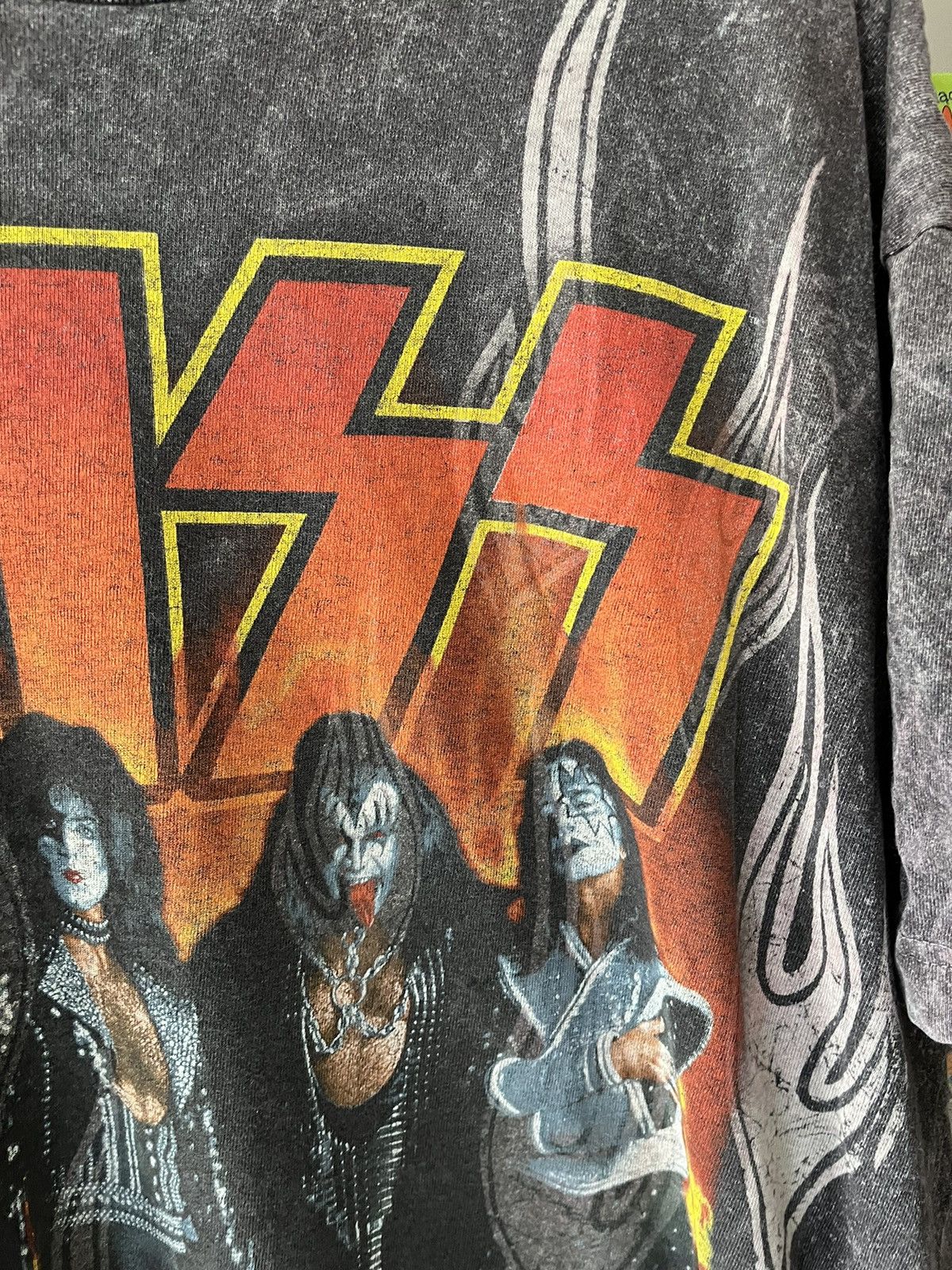Band Tees VINTAGE 1996 KISS FLAME TSHIRT Size US L / EU 52-54 / 3 - 6 Thumbnail