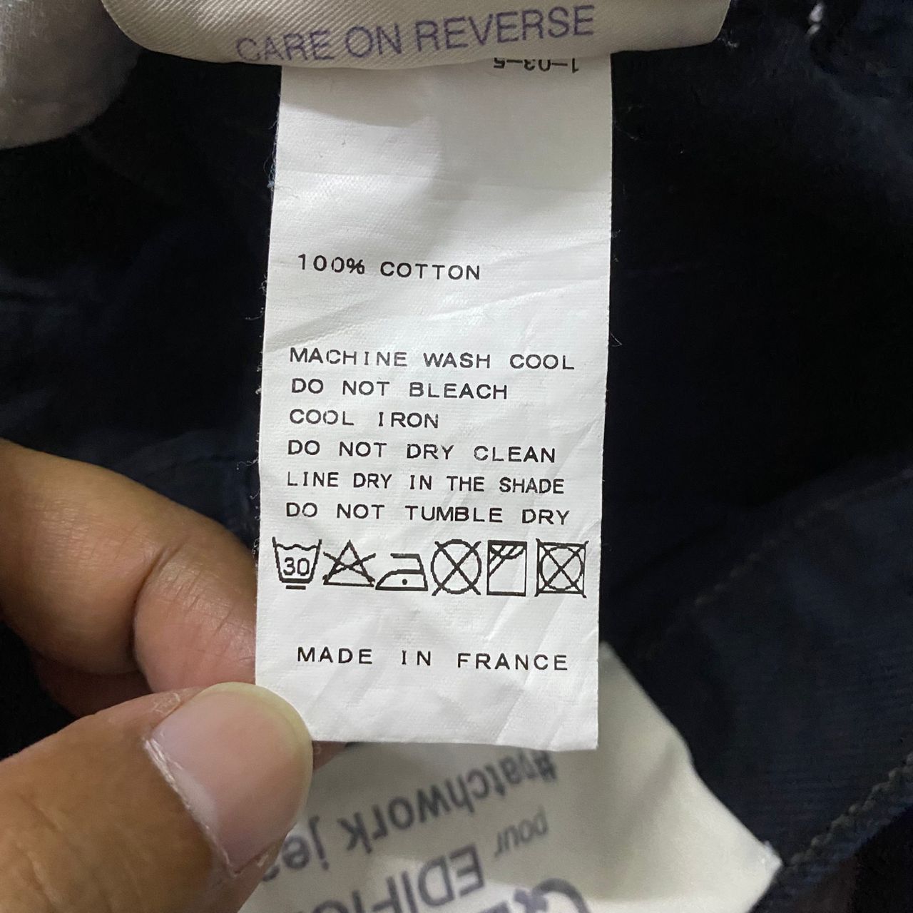 Levi's Vintage Levis QBISM Pour Edifice Patchwork Denim Size US 31 - 16 Thumbnail