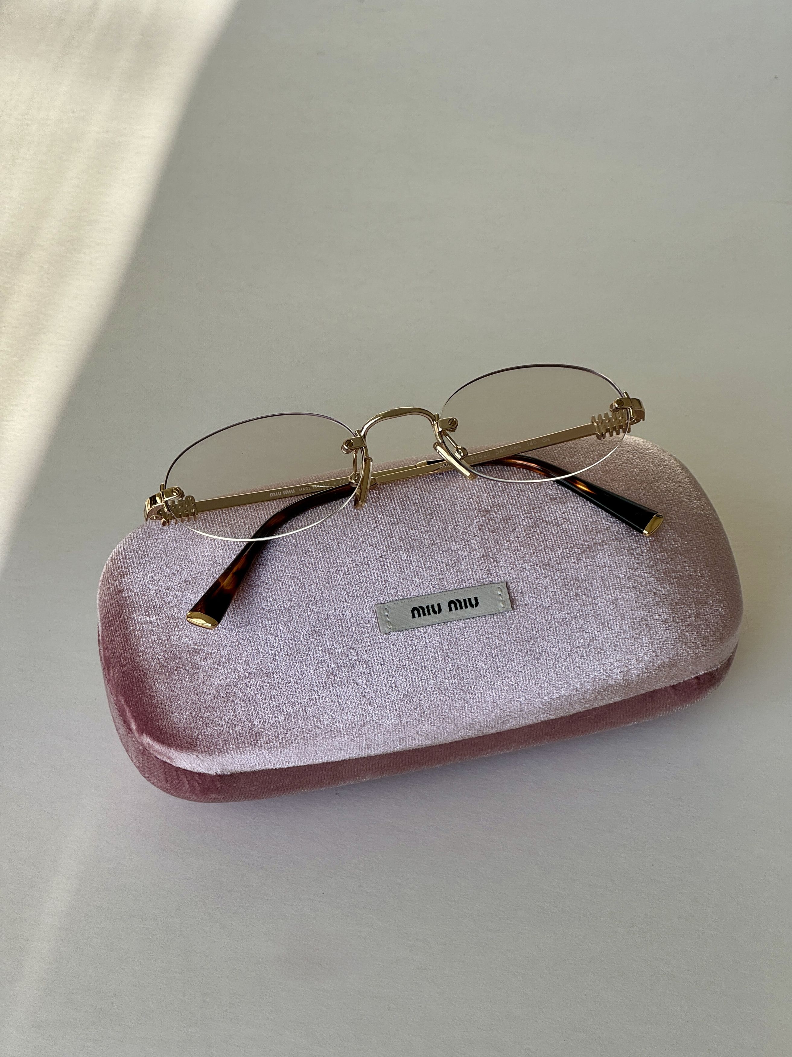 Miu Miu Miu Miu Women Eyeglasses Rimless MUA54S 5AK08N NEW AUTHENTIC Size ONE SIZE - 3 Thumbnail